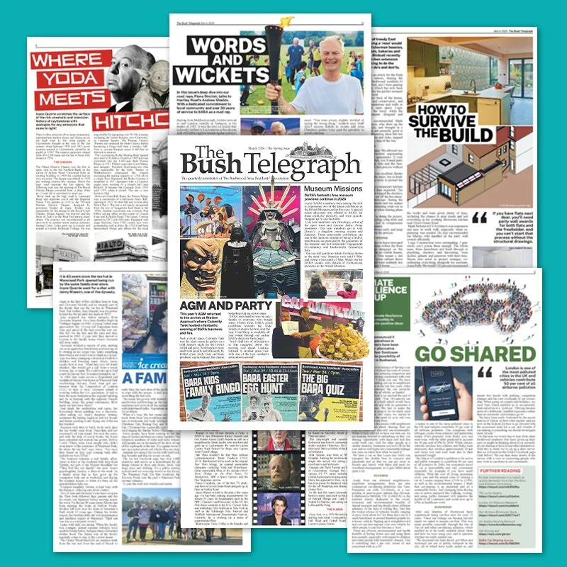 🎬 The new Bush Telegraph is at the printers and will be heading to your door next week, hand-delivered by our amazing road reps!

This issue is a film special, celebrating Leytonstone&rsquo;s rich cinema history, its local stars, and films that have