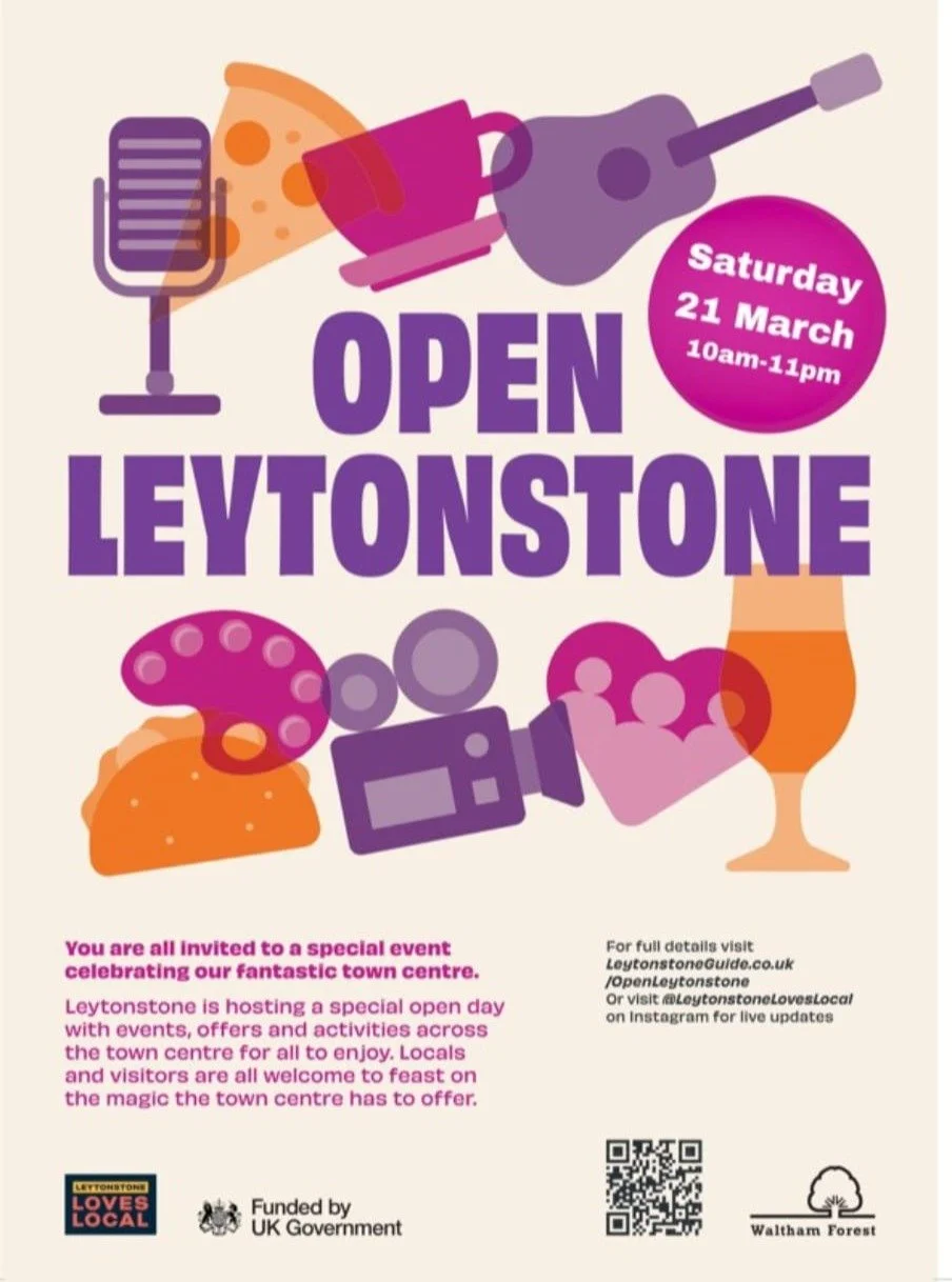 Open Leytonstone is coming on the 21st of March and everyone is invited!