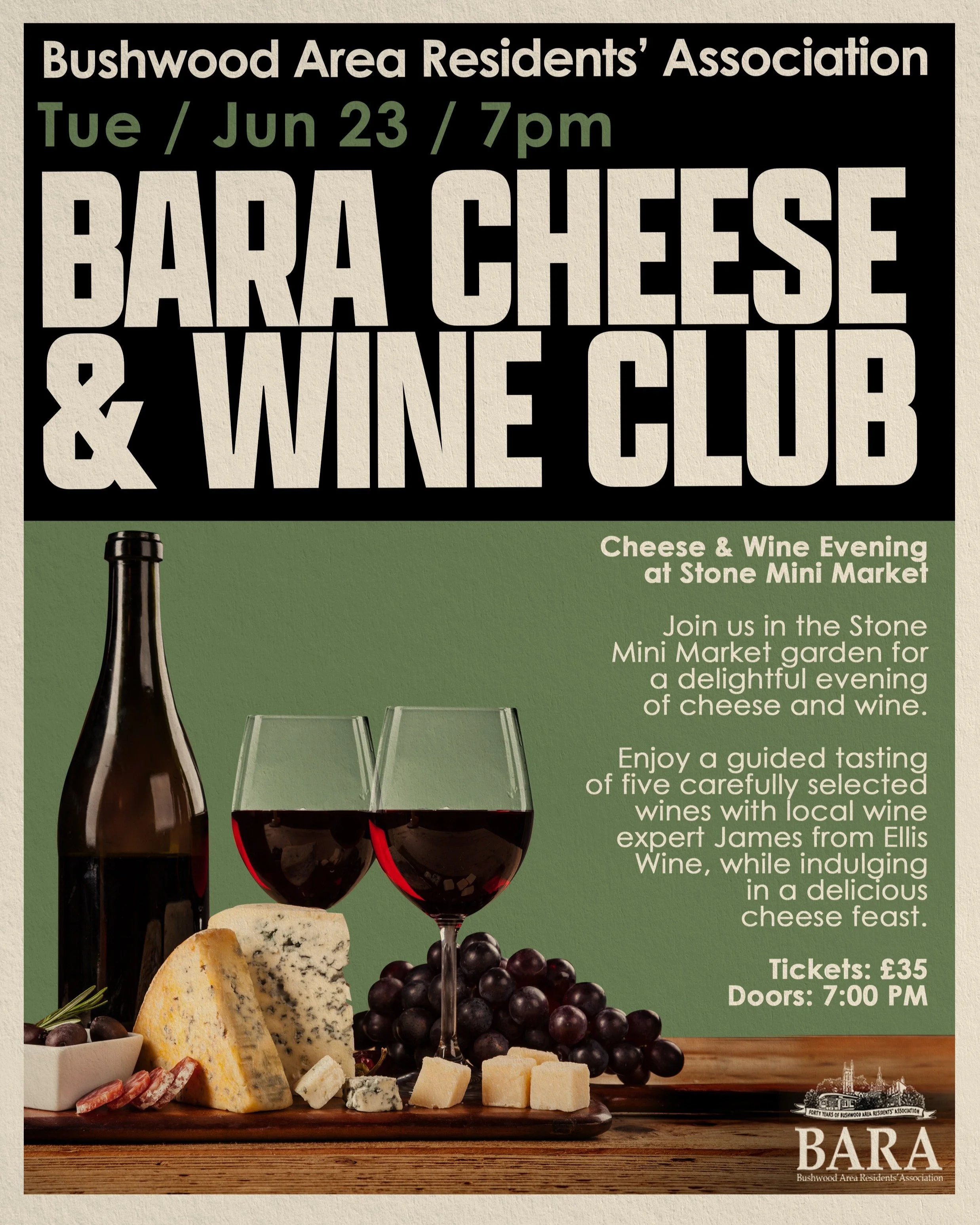 We've got a new event coming up for 2026 @stoneminimarket 

Join us for wine tasting and cheese in the garden with local expert James of Ellis Wines.

Tickets are &pound;35 pounds and includes five top wines each paired with a small plate of cheese.
