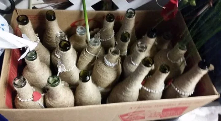 Wrapped Vases