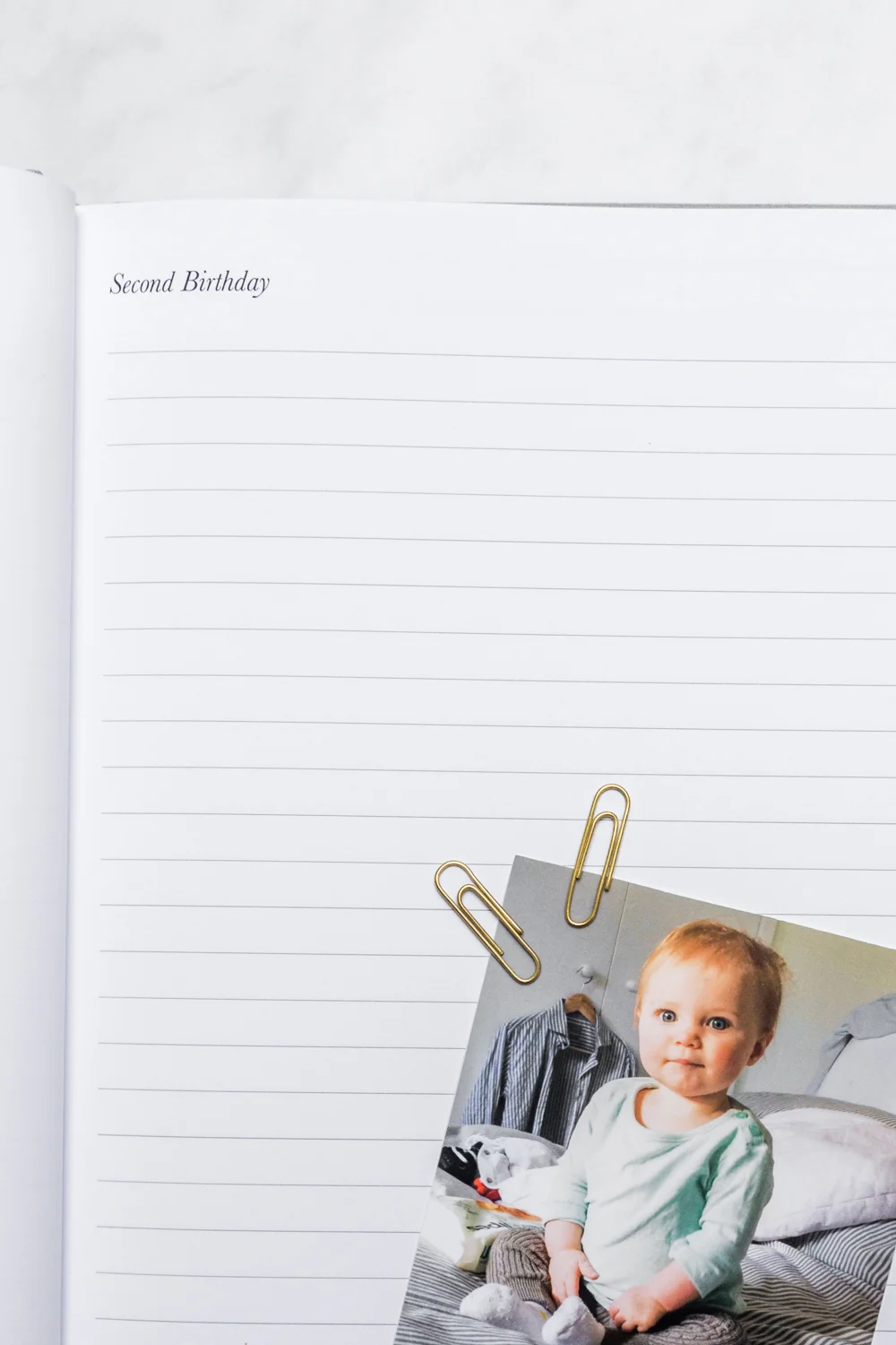 Birthday Letters to my Baby with a baby photo