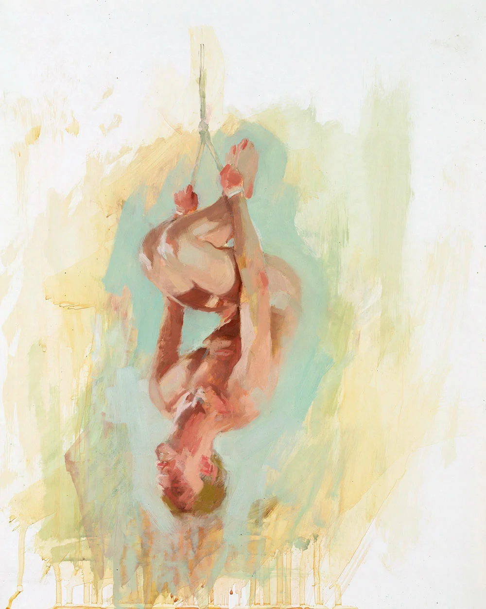 Hang Study No. 3 20 x 16 inches oil on TerraSkin