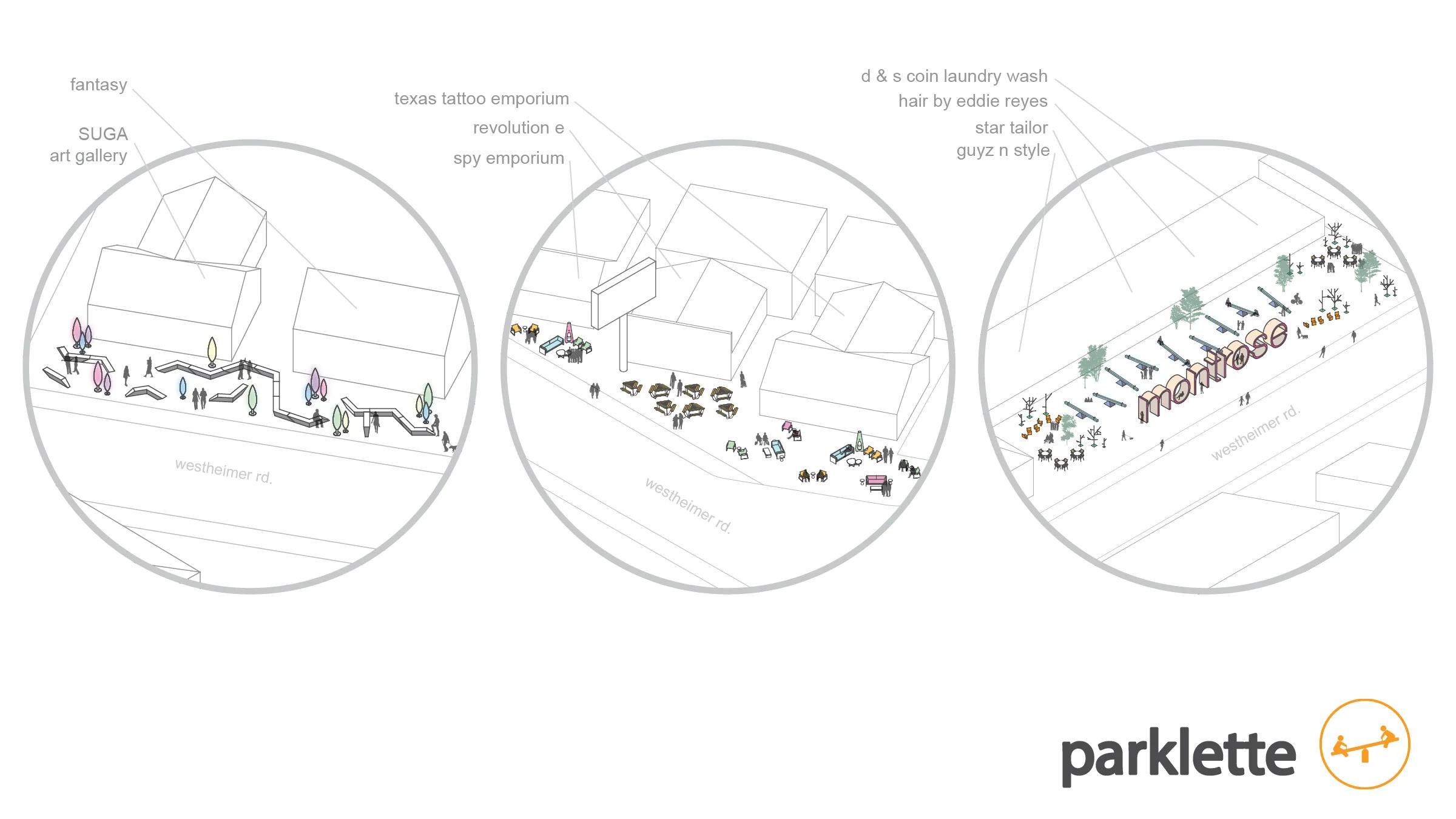 seating areas and interactive furniture act as a buffer zone between the street and the building, it encourage pedestrians to linger, increasing the percentage of potential purchases at adjacent stores