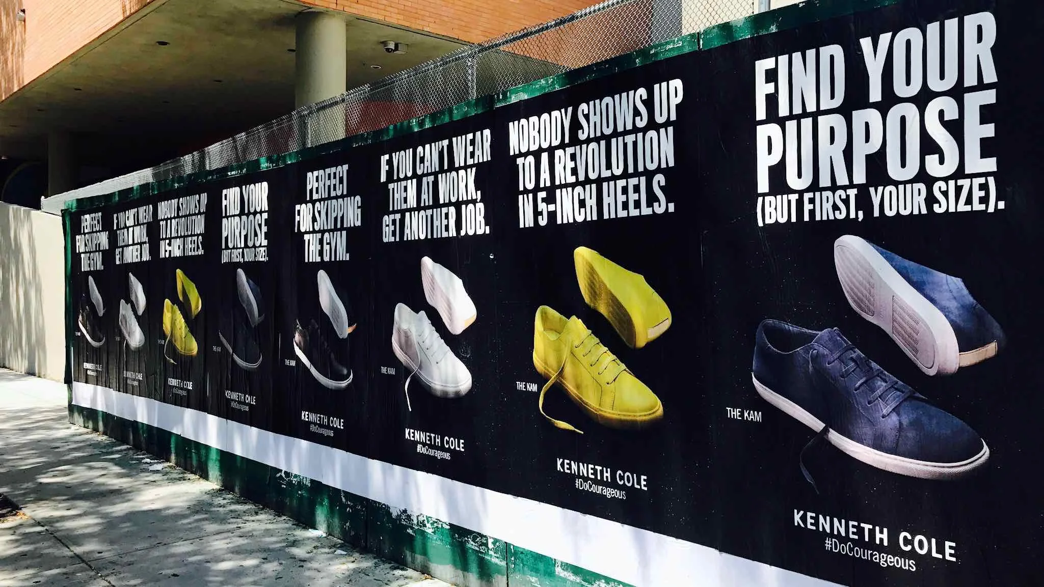 OMG | Guerilla Marketing | Wild Posting | Kenneth Cole | Find your purpose | New York