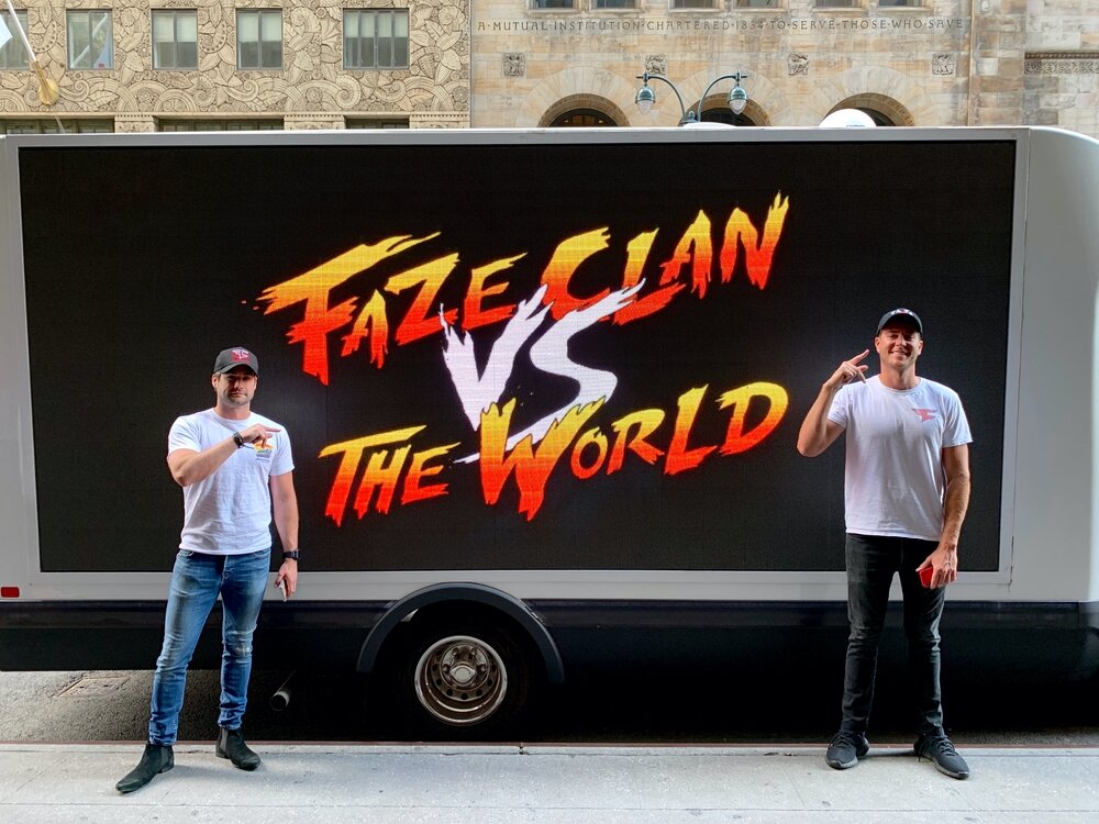 Billsniping | Wild Posting | Guerilla marketing | LED Truck | New York City | NYC | Midtown | Entertainment |  | Events | Esports | Faze Clan -2.jpg