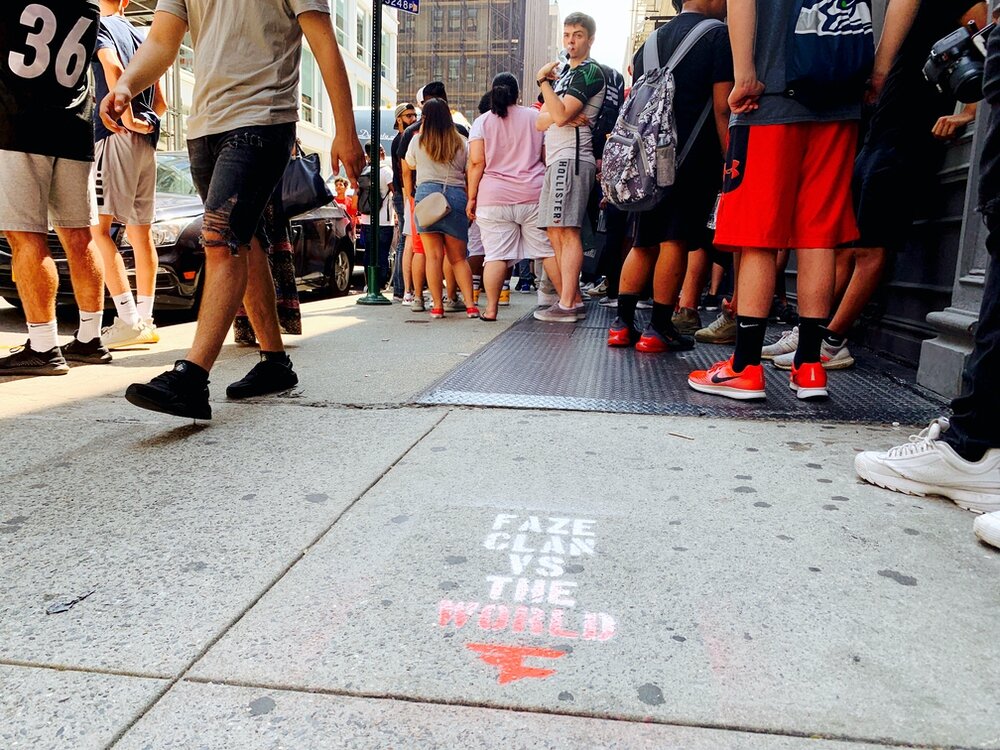 Billsniping | Wild Posting | Guerilla marketing | Street Stencils Campaign | New York City | NYC | SoHo | Entertainment |  | Events | Esports | Faze Clan -1.jpg
