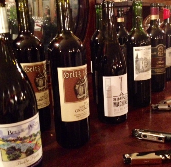 The red wines we shared we shared with Harvard students during a recent Wine Seminar we taught.