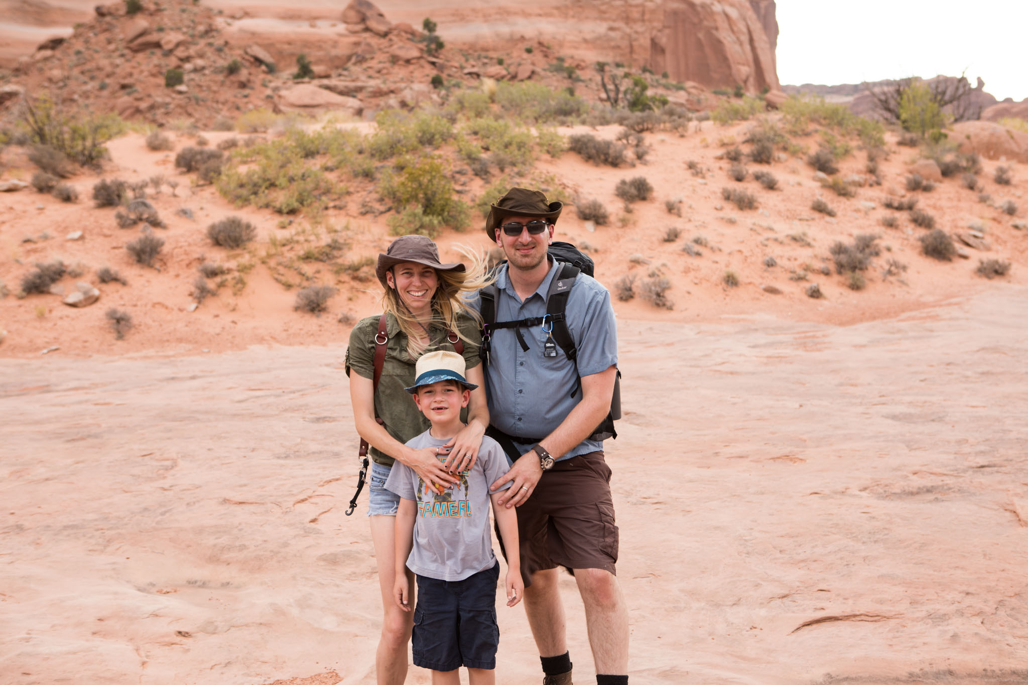 Adventure family portrait