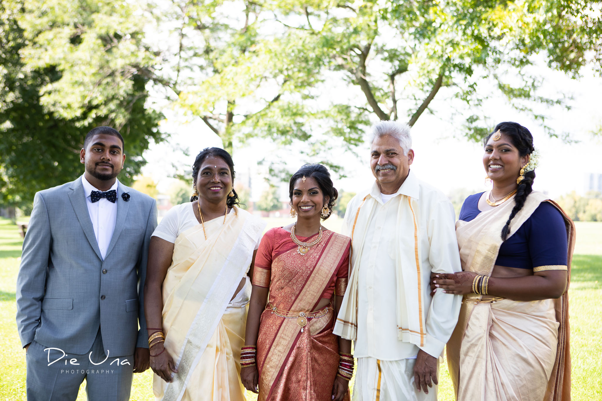 wedding portrait of Sri Lankan bride's family in Toronto.jpg