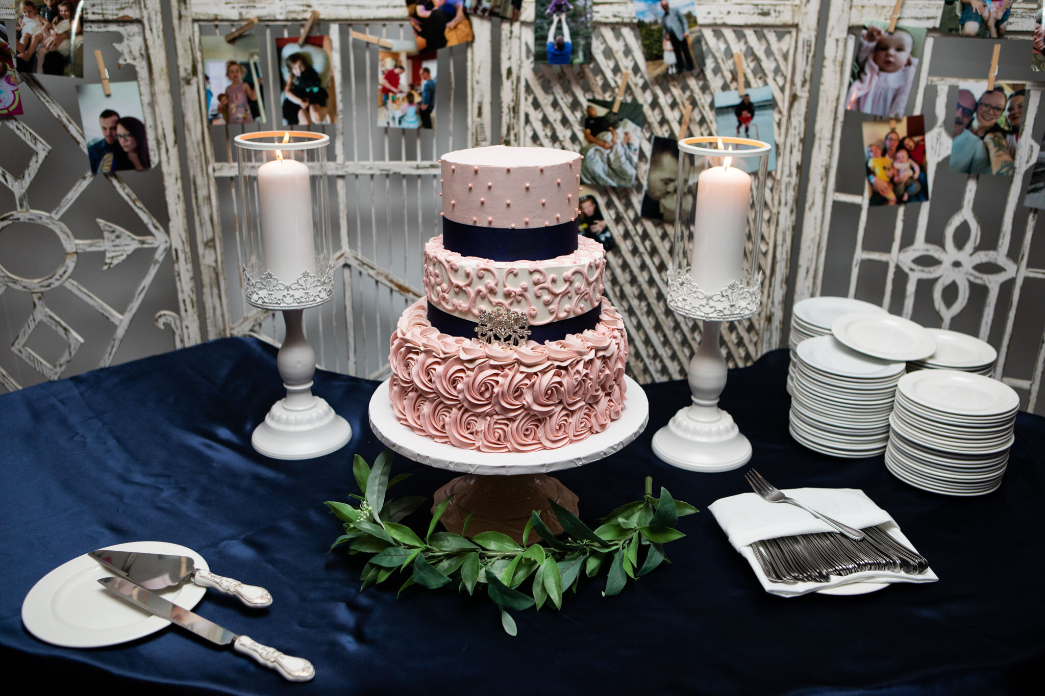 pink wedding cake and table decor.jpg