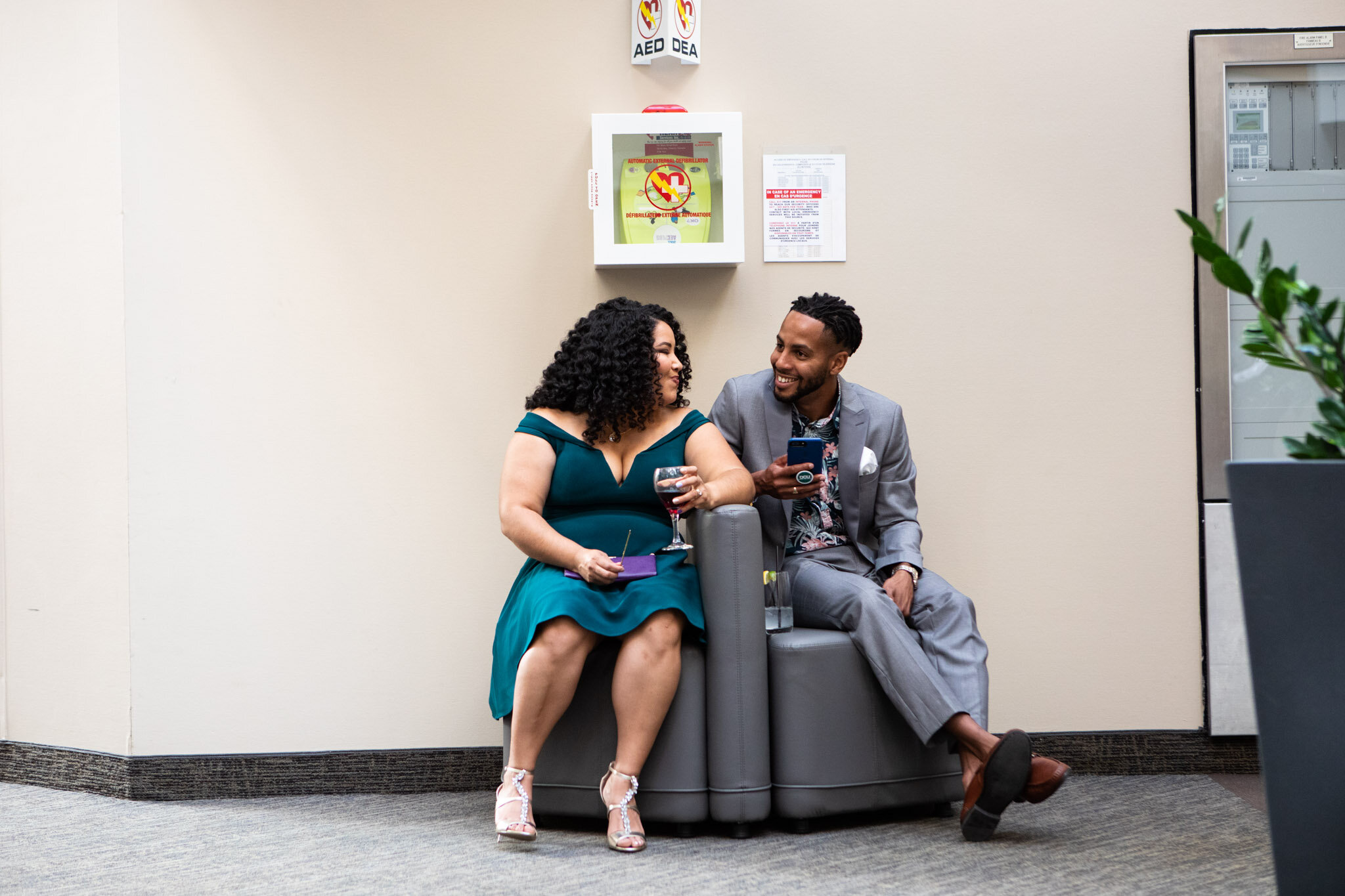 wedding guests enjoying their time at NAV Canada Centre.jpg