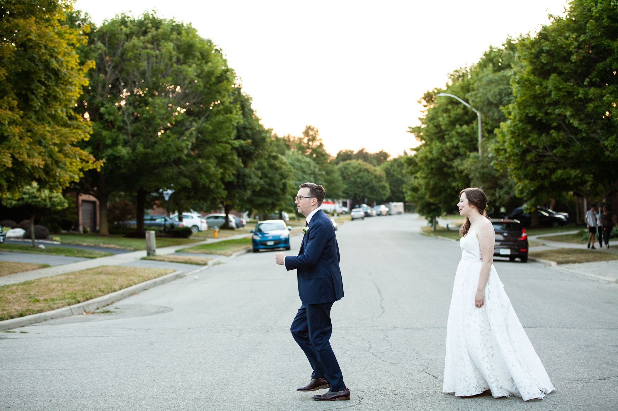 bride and groom imitating Beatles iconic picture.jpg