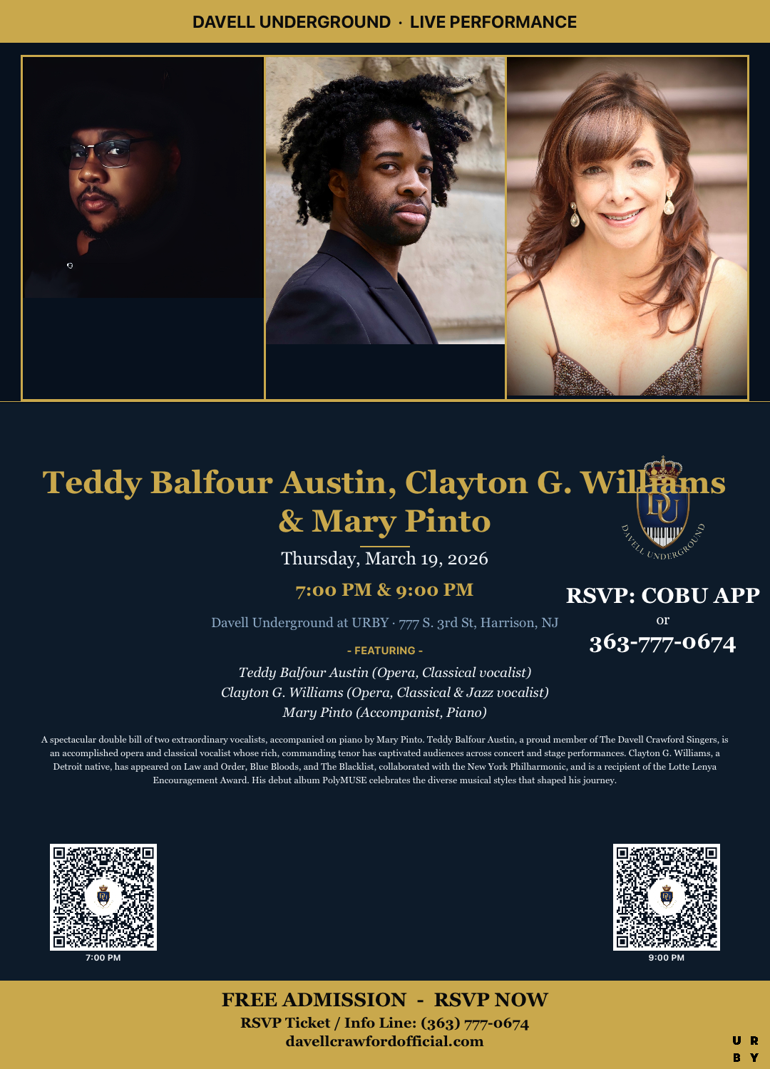 Teddy Balfour Austin, Clayton G. Williams &amp; Mary Pinto 