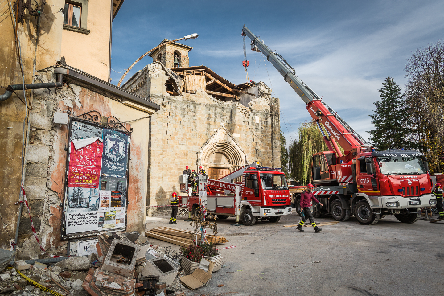 Rika Vanhove, De Morgen Magazine, Spaghetti for Amatrice, Amatrice, Earthquake, Firecar.jpg