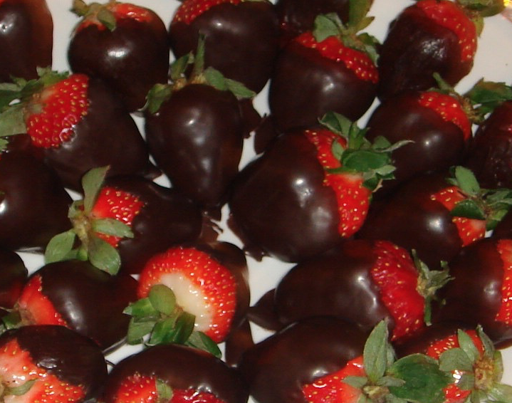 homemade chocolate covered strawberries