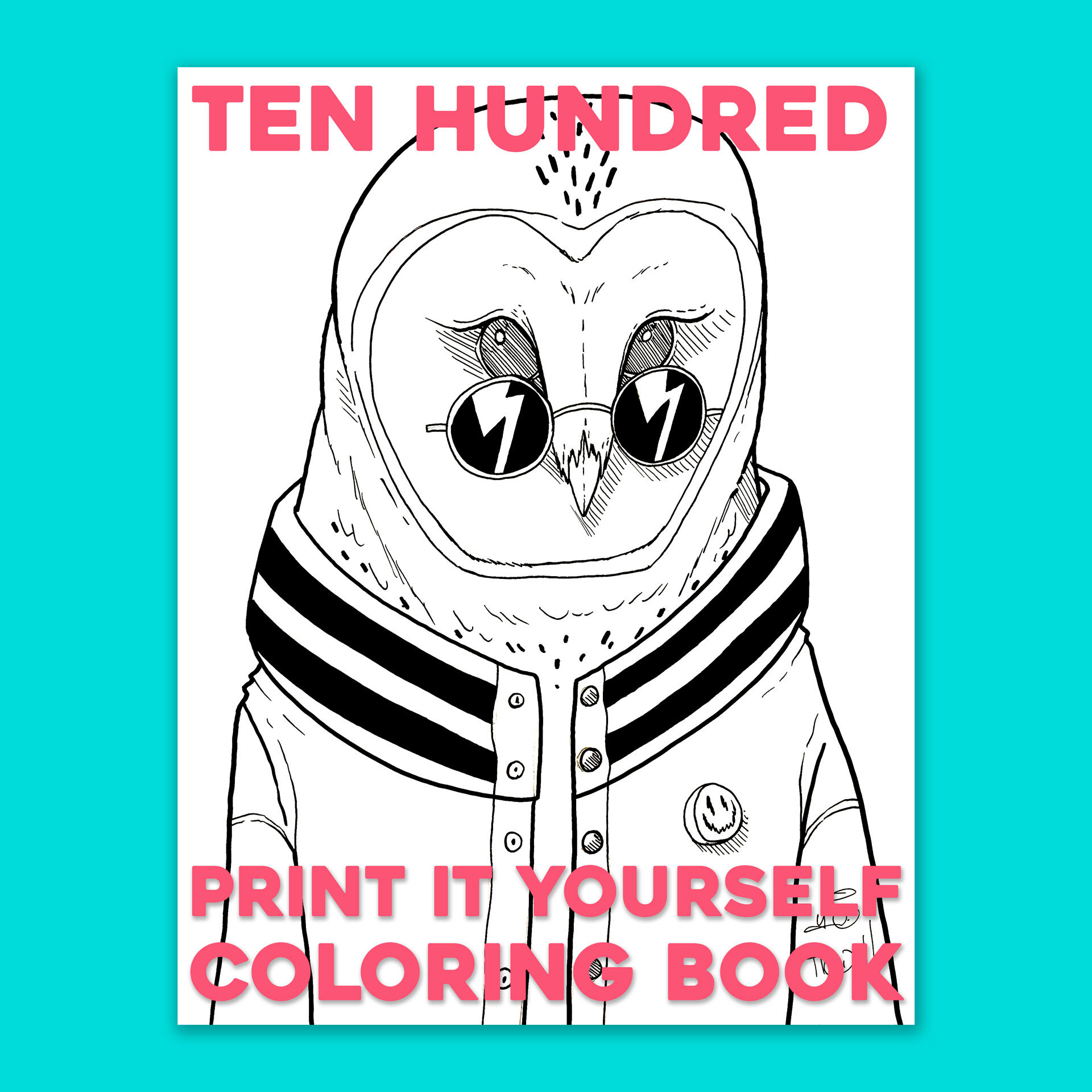 Download Coloring Book 2 Free Print It Yourself Digital Download Ten Hundred