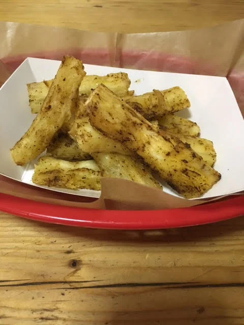  baked yuca fries !