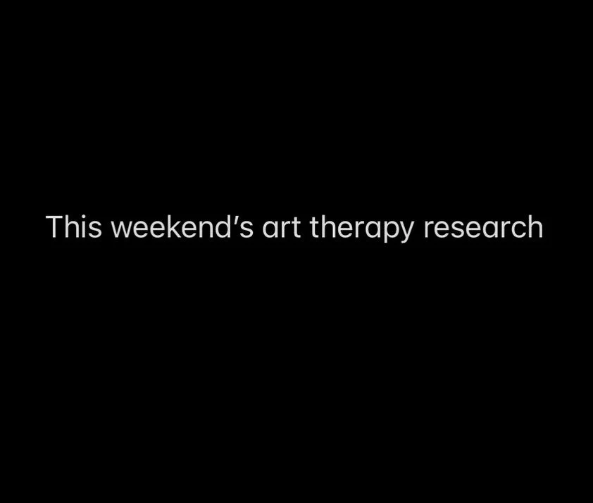 This weekend&rsquo;s art therapy research rabbit hole led me to weaving.

Anthropologists like Tim Ingold describe making as a way of thinking through materials, while clinical researchers like Cathie E. Guzzetta frame weaving as a body&ndash;mind&nd