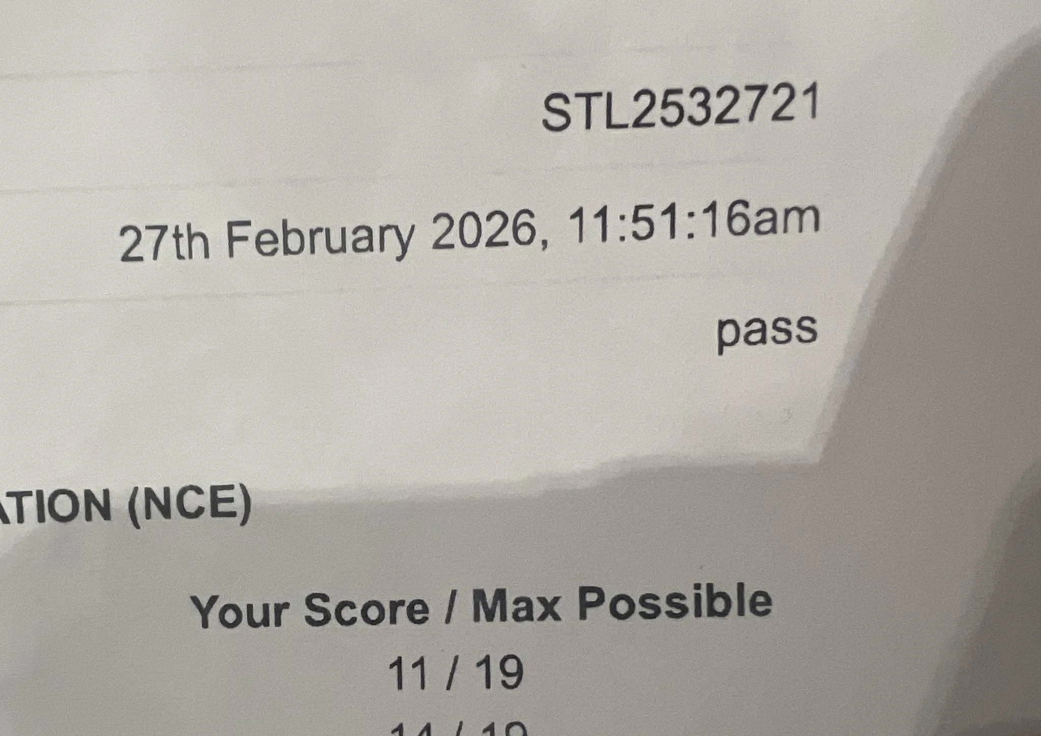Officially passed my National Counseling Exam this afternoon!