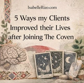 There comes a point when healing stops being about fixing
and starts becoming about remembering.

The Coven is the space where my clients practice that remembering &mdash;
through art, cultural reflection, nervous system awareness,
and community that