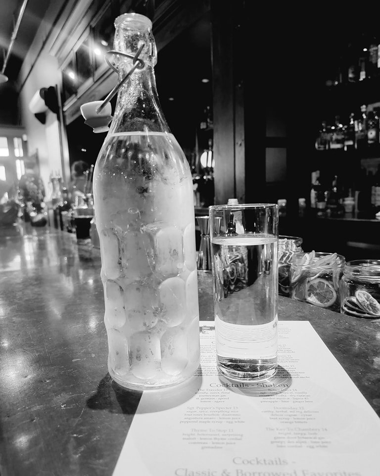 Don't forget to drink your water!
.
#principlekzoo #downtownkalamazoo #discoverkzoo #discoverkalamazoo #KalamazooMall #kalamazoorestaurants #kzoo #eatlocal #craftcocktails #craftcocktail #madeinmichigan #farmtotable #fromscratch #bartenders 
 #westmi