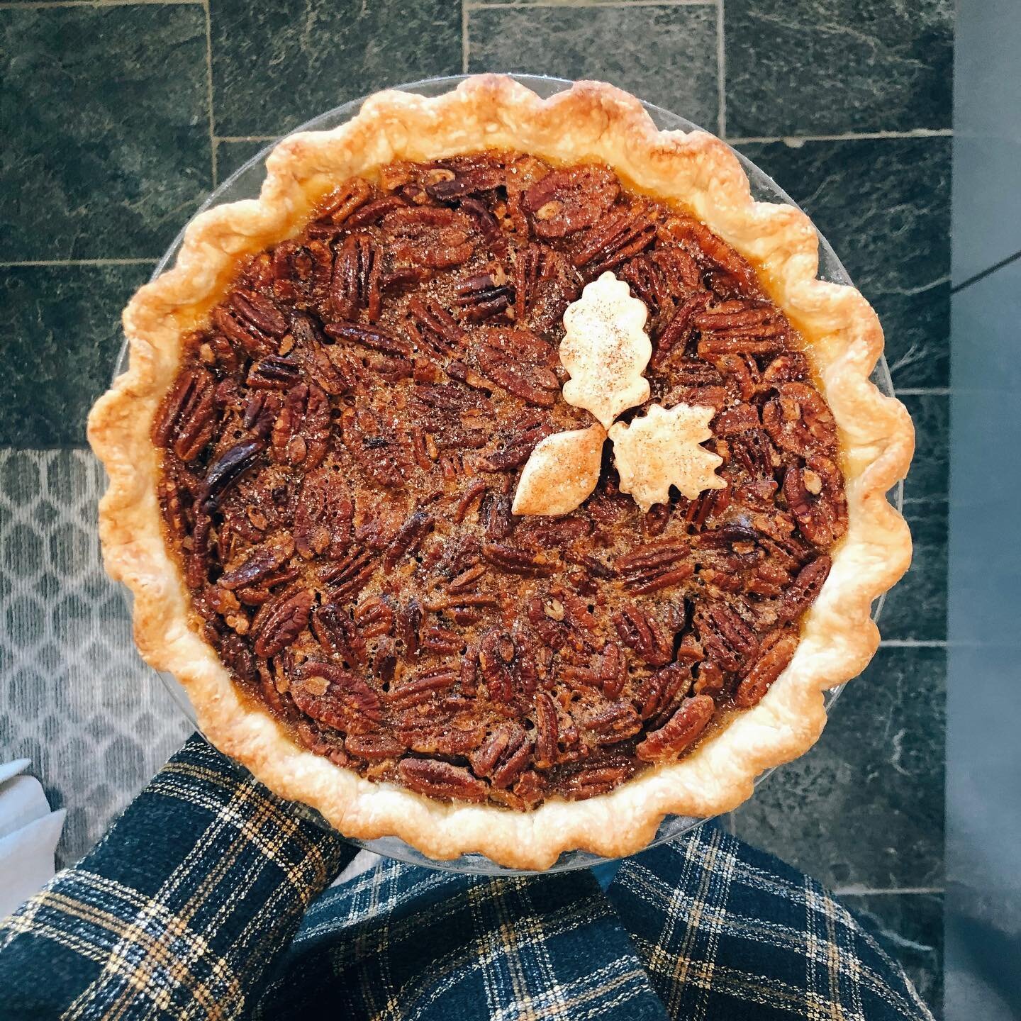 Turns out I&rsquo;m a huge control freak with my pies and made @peter___shaw do a test run pecan pie last night and told him I&rsquo;d make my pie crust for him before turning him loose on his families thanksgiving or he has to FaceTime me while he m