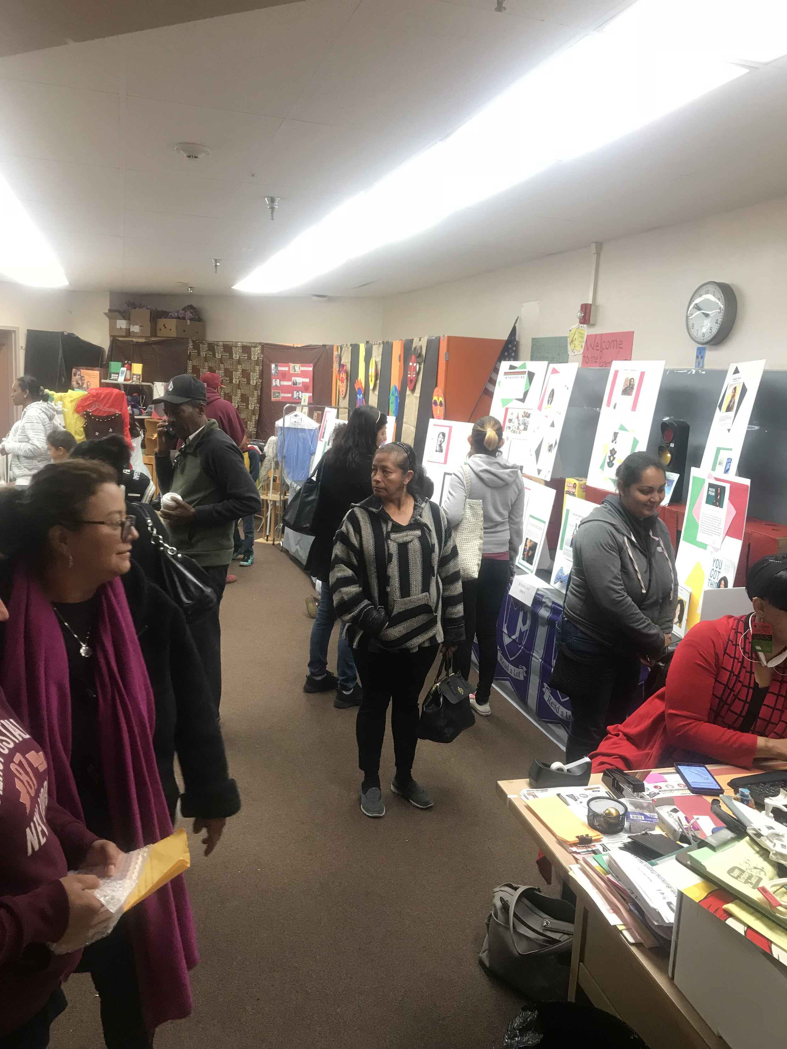 Black History Month Display at Crescent Heights Magnet