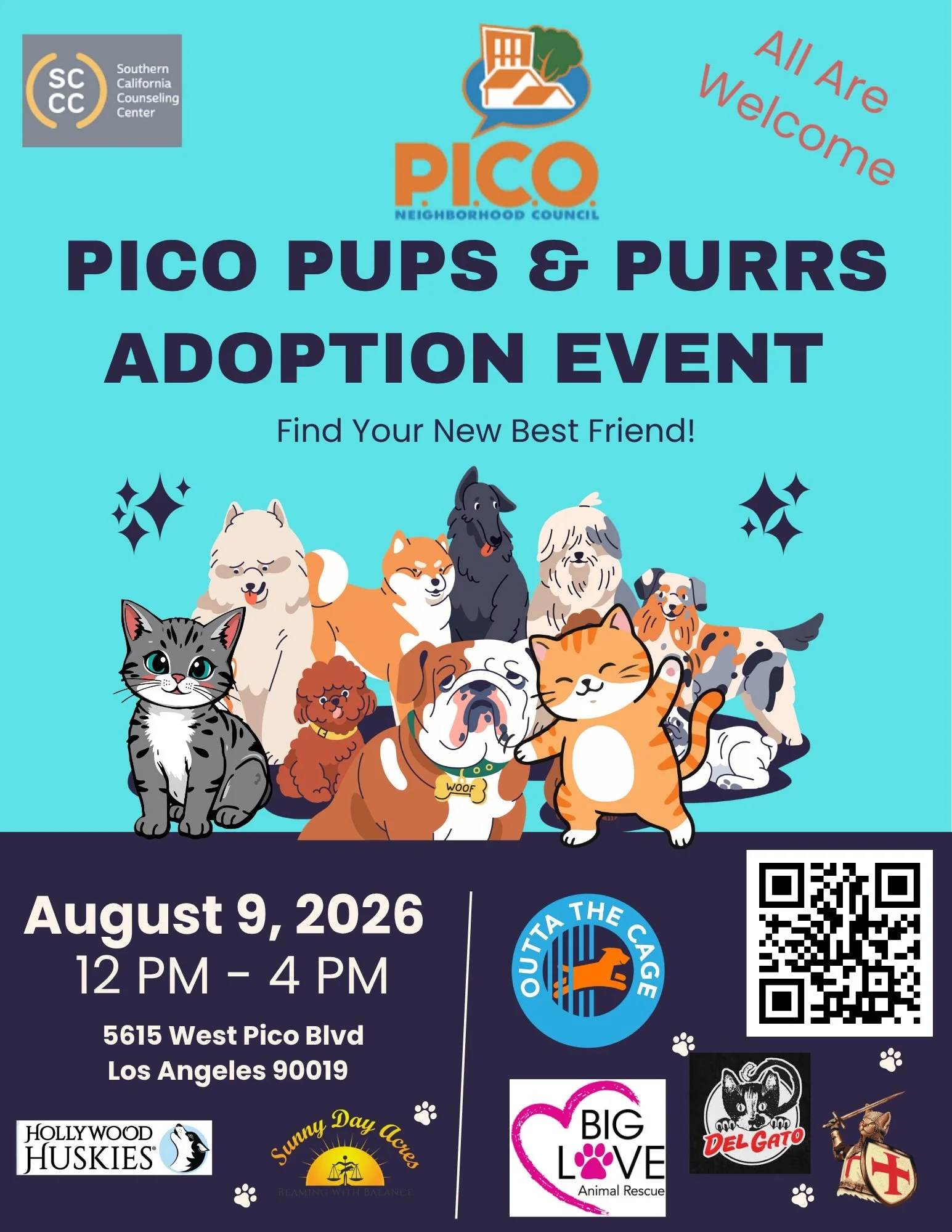 Pico Pups &amp; Purrs Adoption Event 