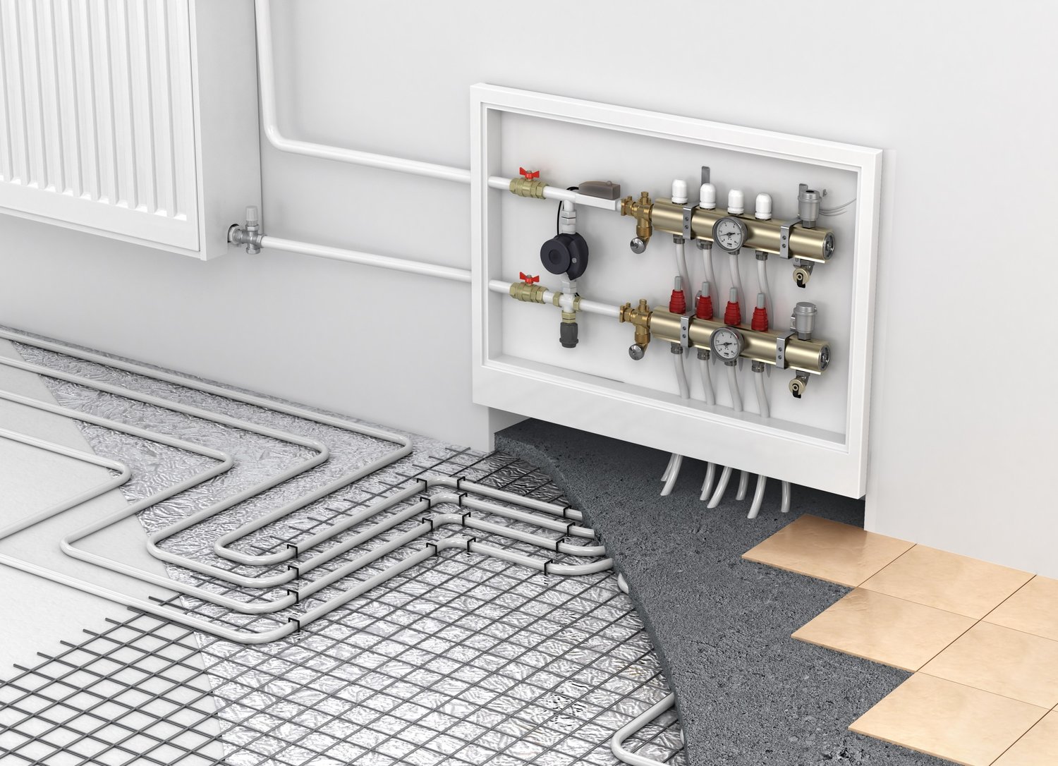 Underfloor Heating Edinburgh — Hometech Heating &amp; Plumbing