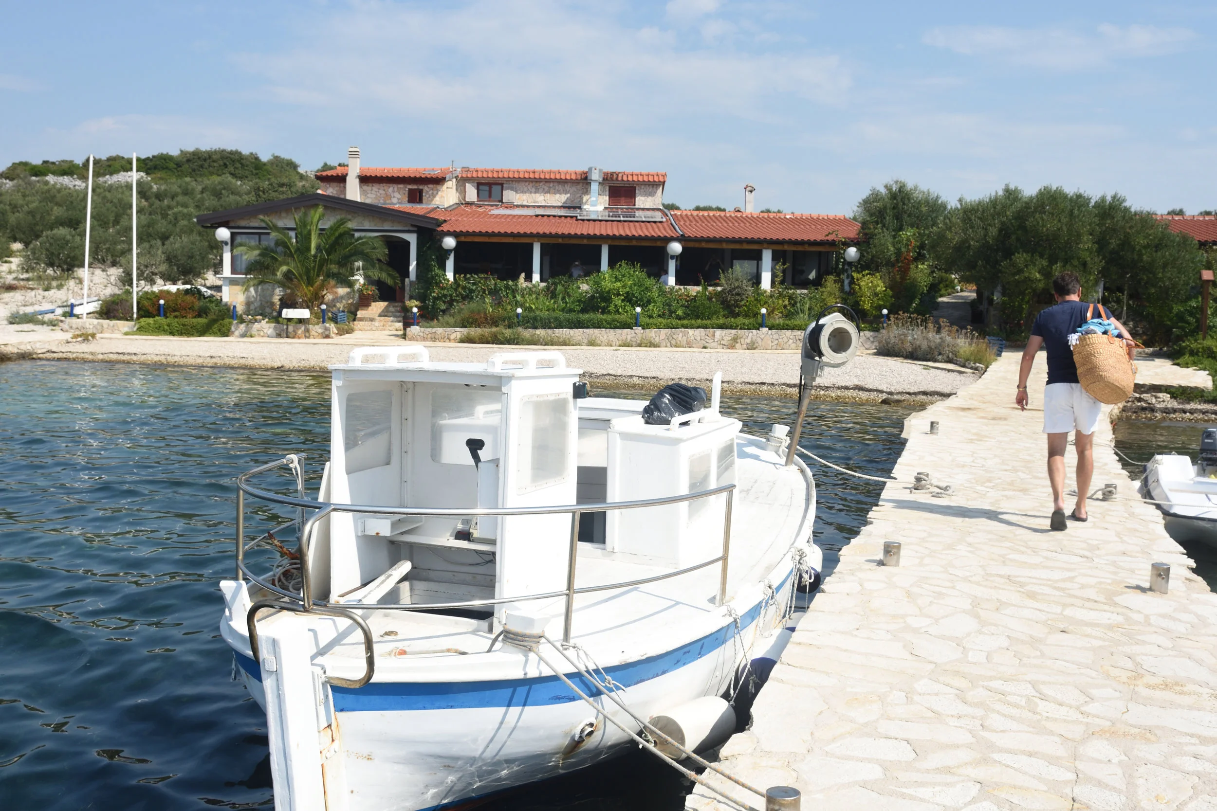 Ashore on a small island Kornati Islands