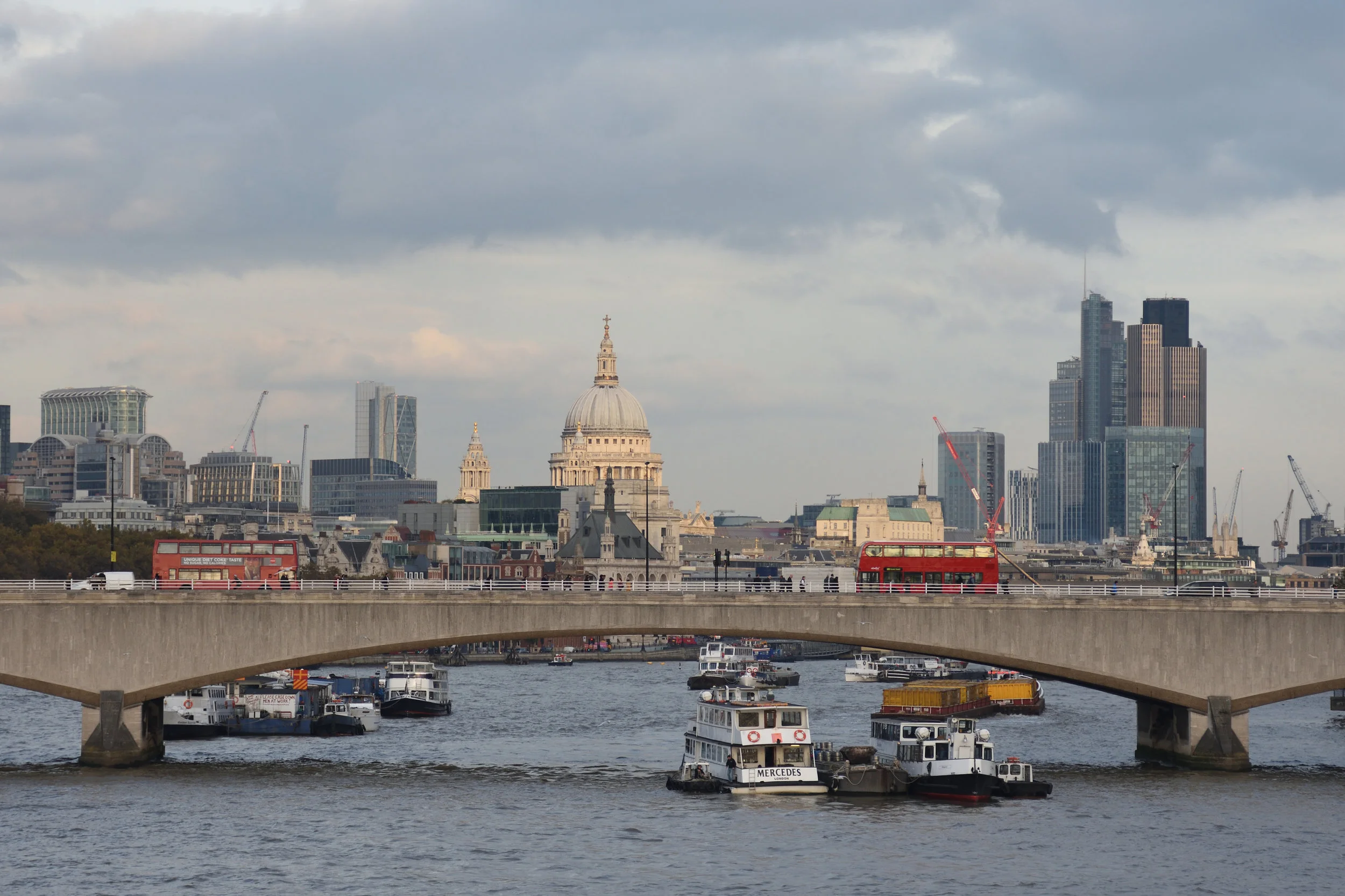 View over the Thames, London 2016