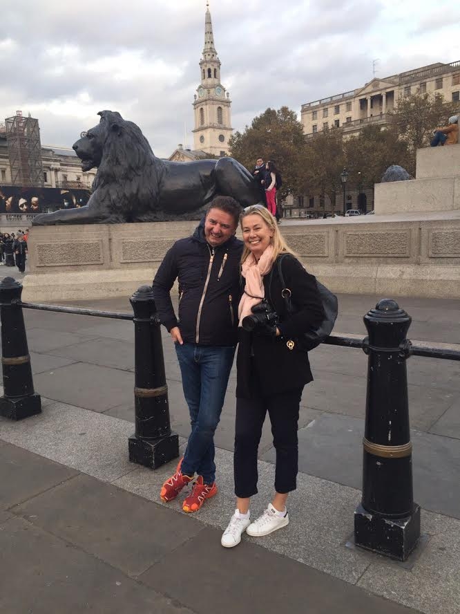 Me & Bojan at Trafalgar square