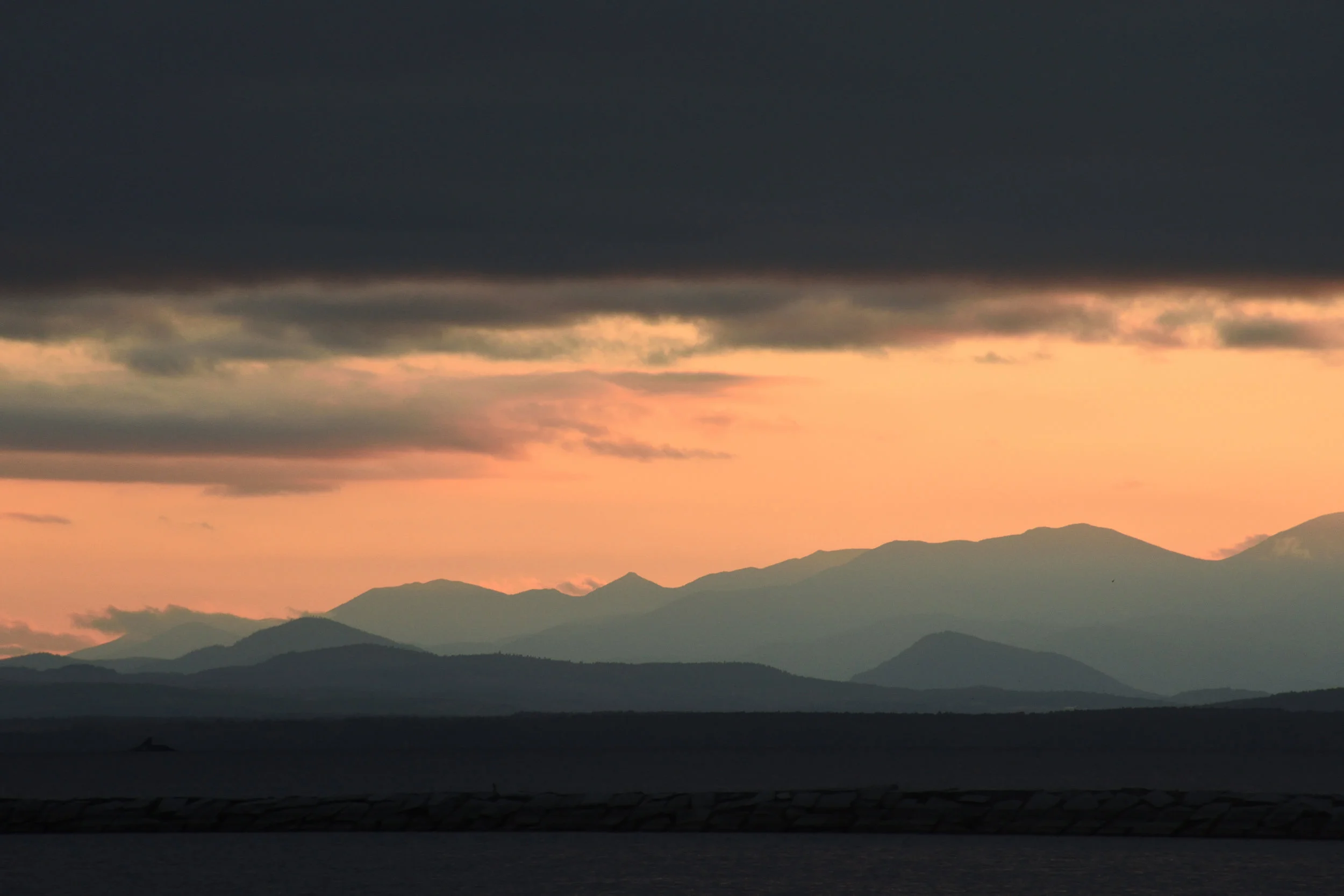Sunset Lake Champlain 2016