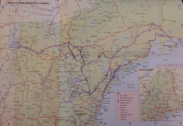 Our route.