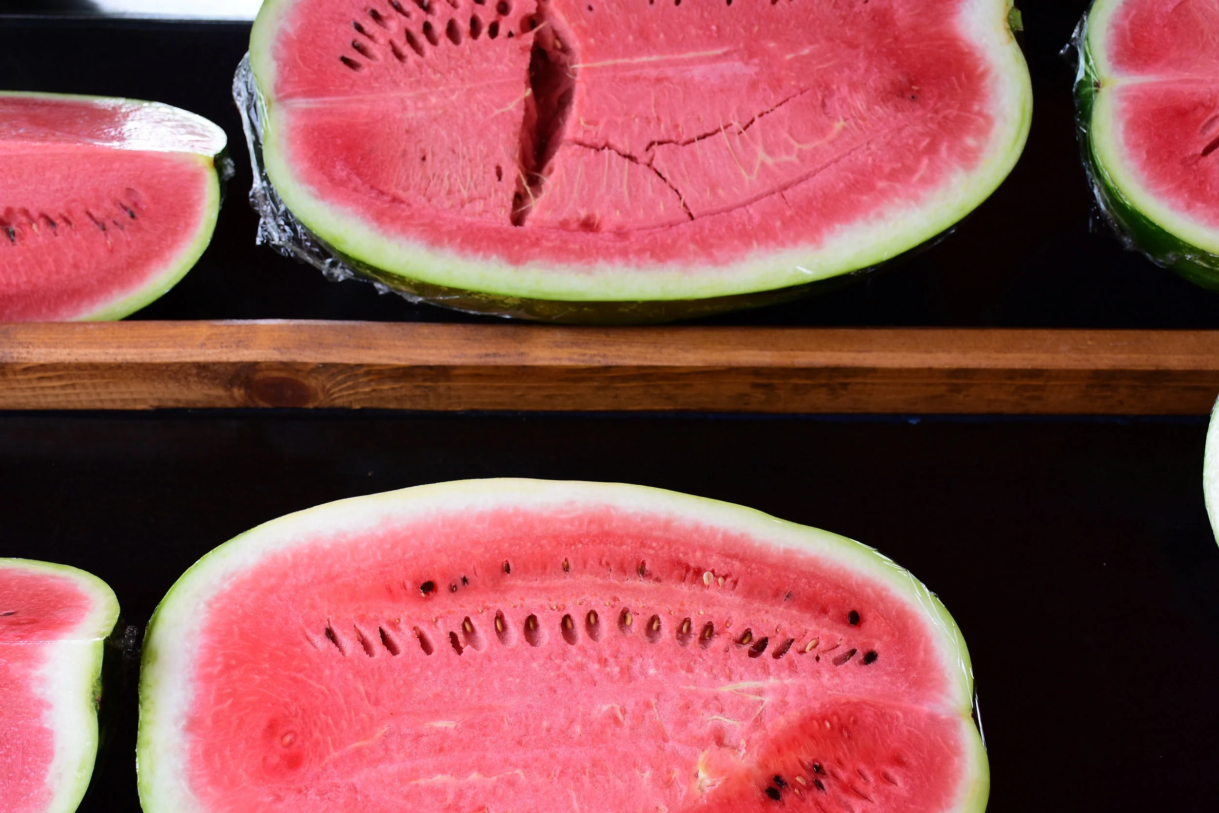 Watermelon direct from the garden, Porec 2016