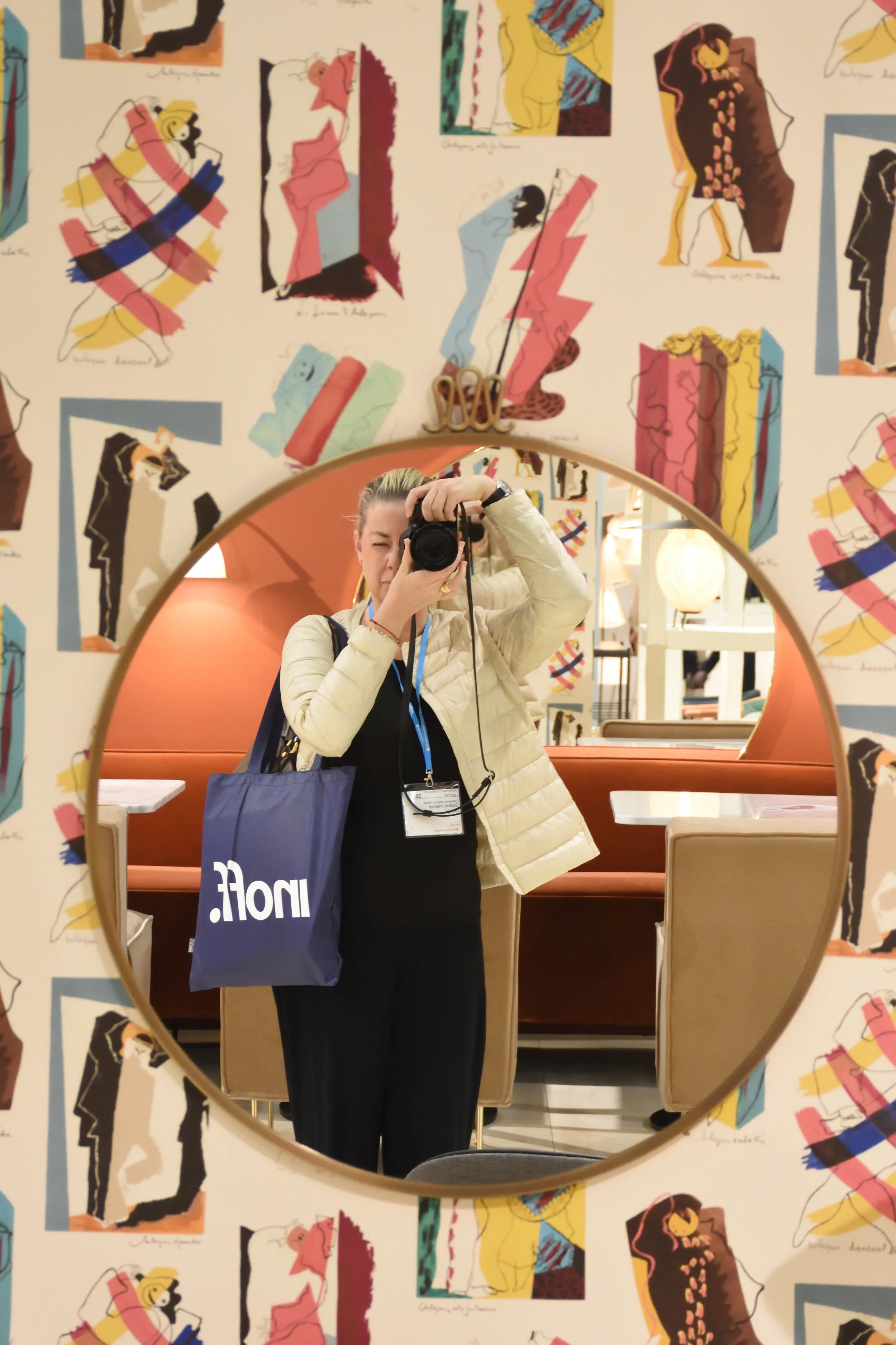 Me in a Gubi mirror