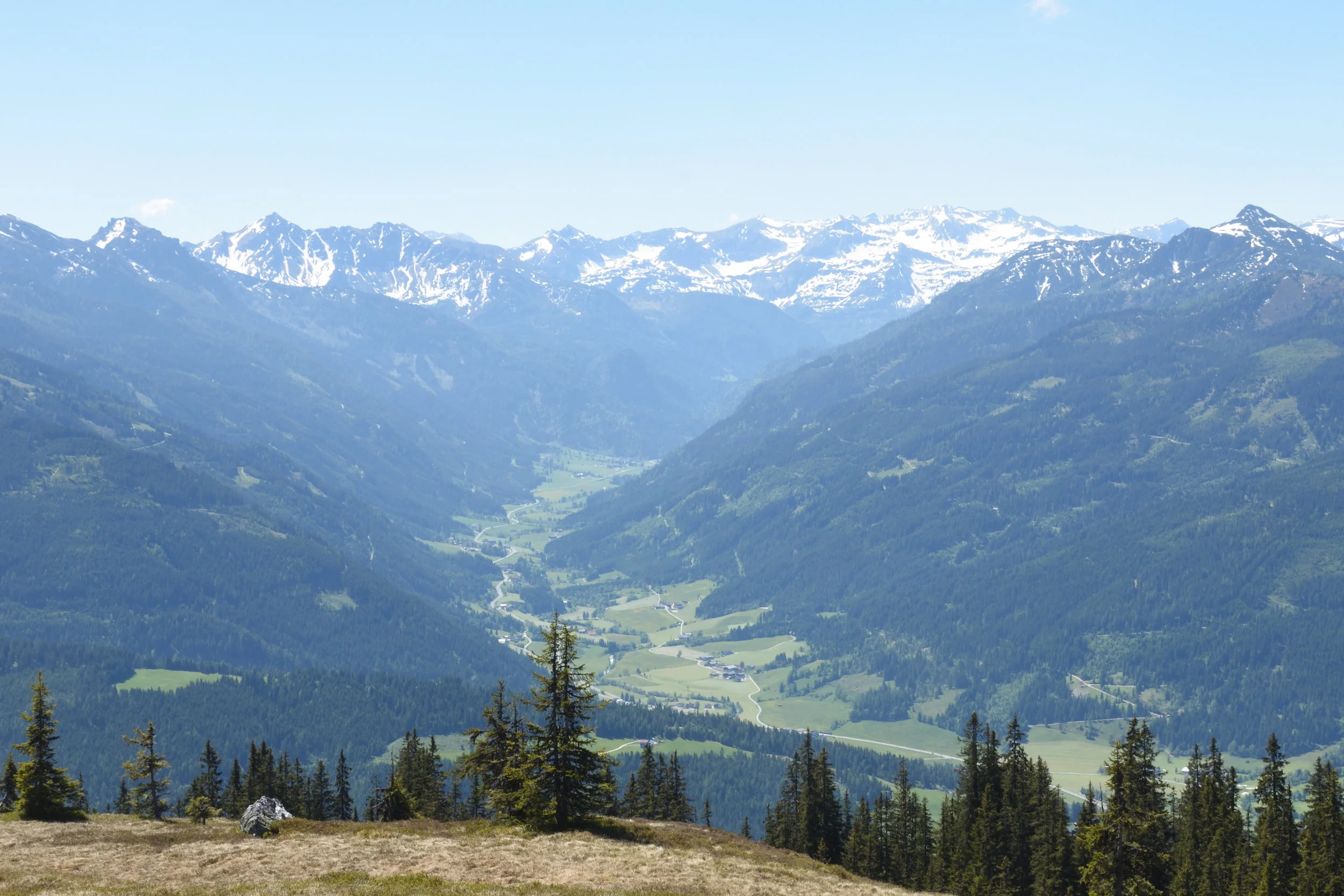 Zauchenseetal view from Roosbrand, Radstadt May 2017