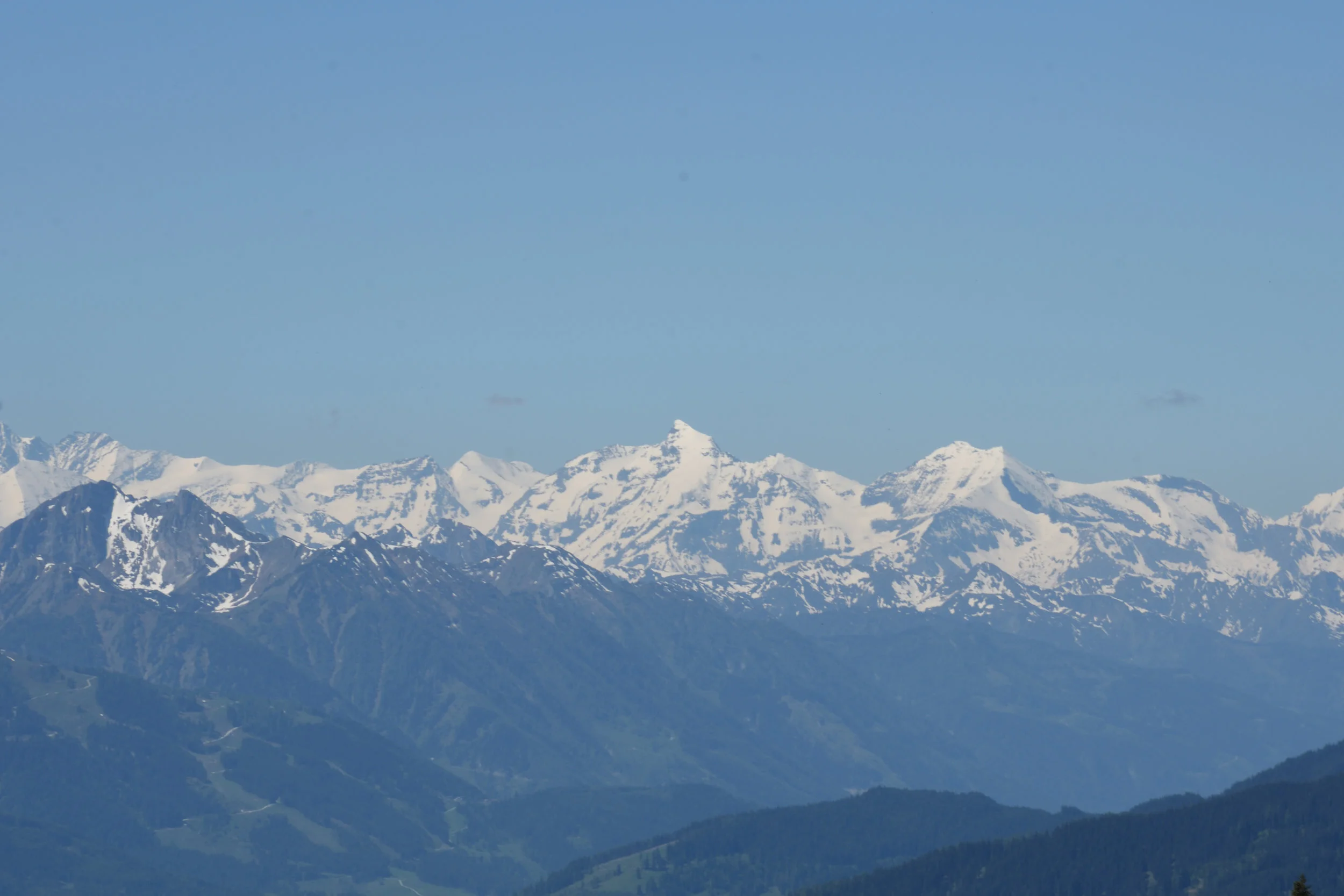 Kaprun view from Roosbrand, Radstadt May 2017