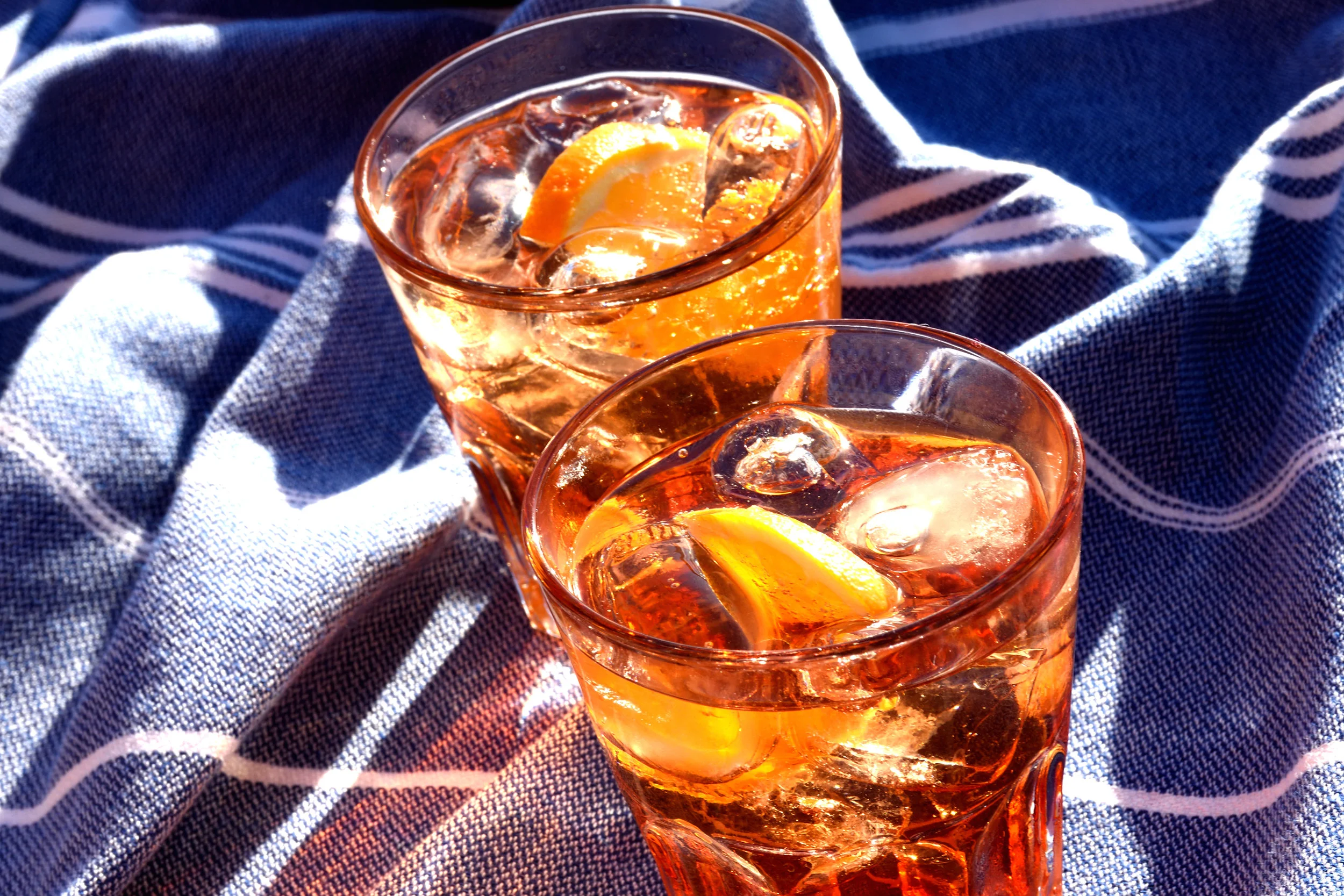 Aperol Spritze at Villa Club, Porec Croatia July 2017