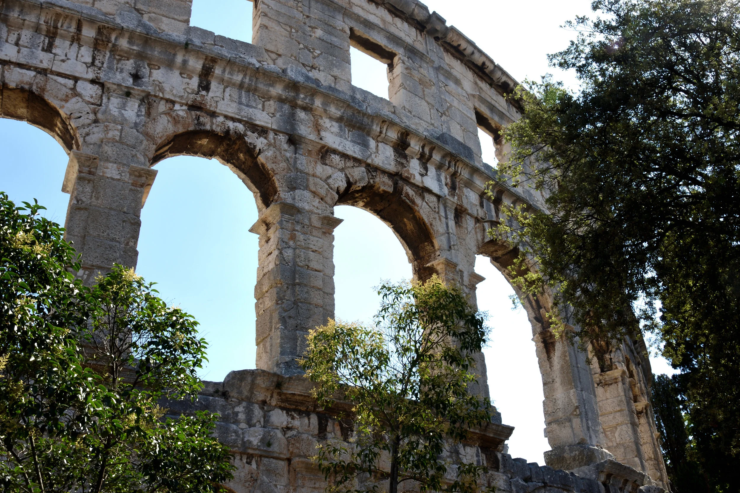 The Roman Arena, Pula, Croatia July 2017