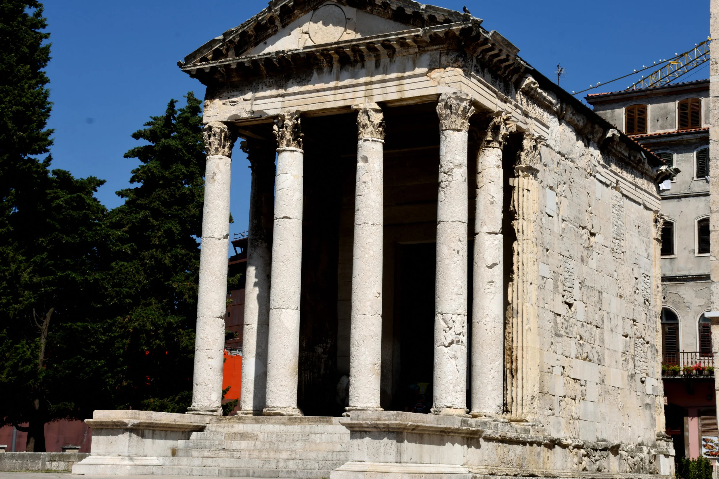 The Temple of Augustus, Pula, Croatia July 2017