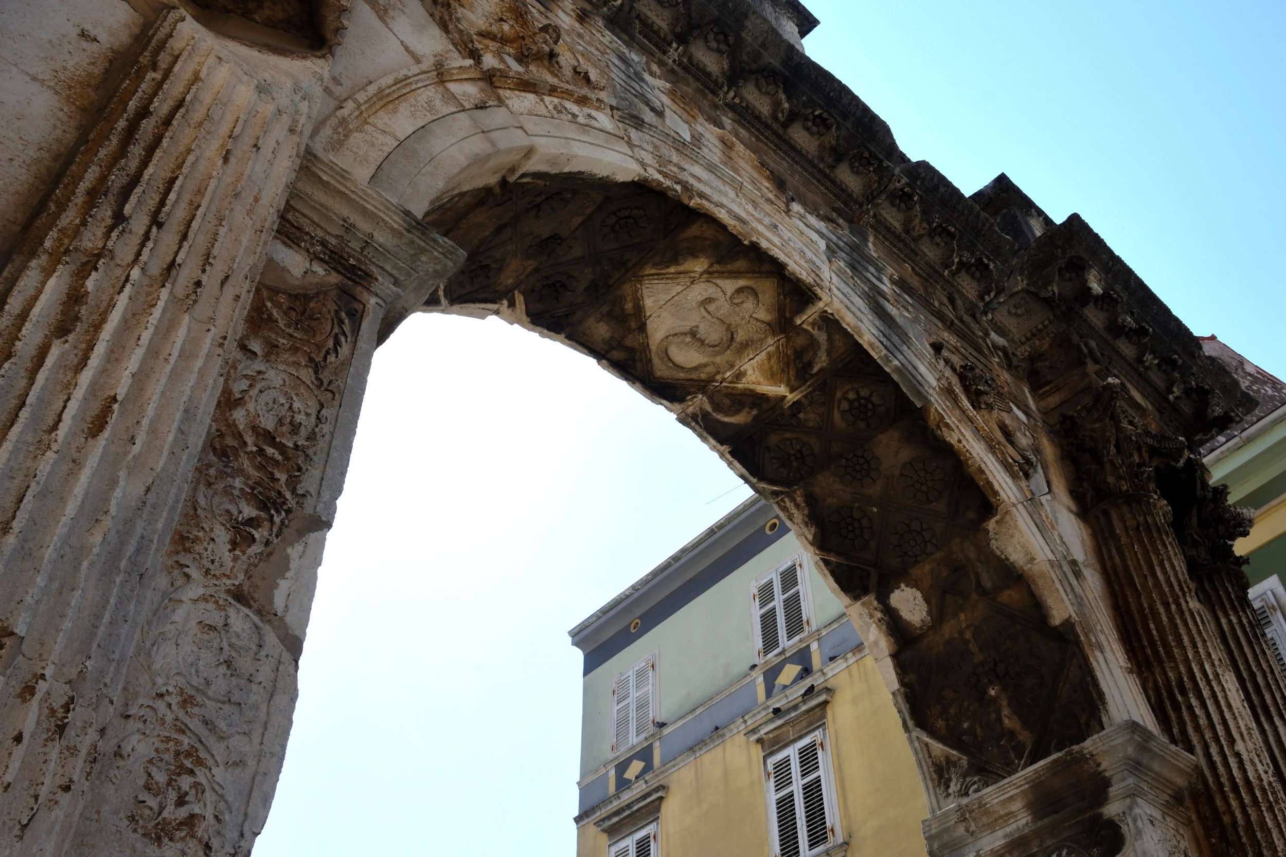The Arch of Sergii, Pula, Croatia July 2017