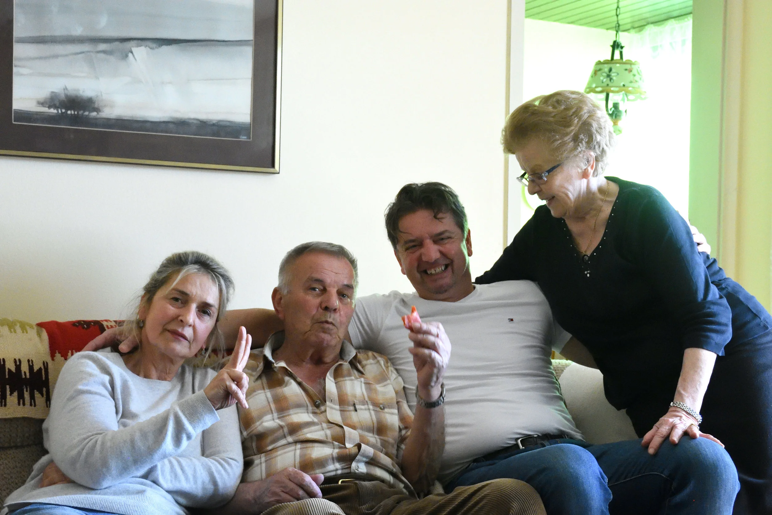 Marina, Marian, Bojan and Maritza Tomic, Zavidovici, BiH March 2017