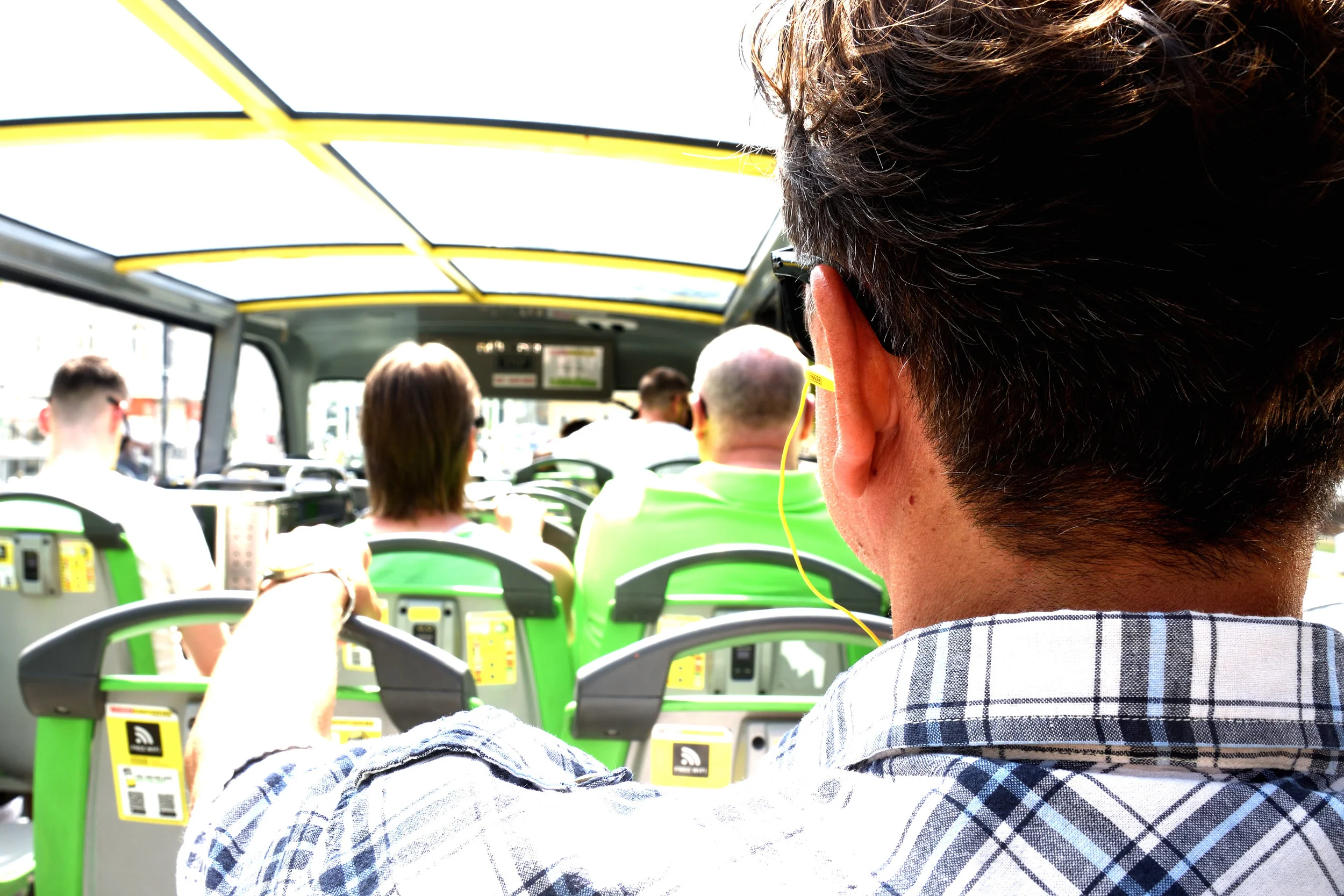 Bojan at Hop On Hop Of sightseeing tour, Vienna July 2017