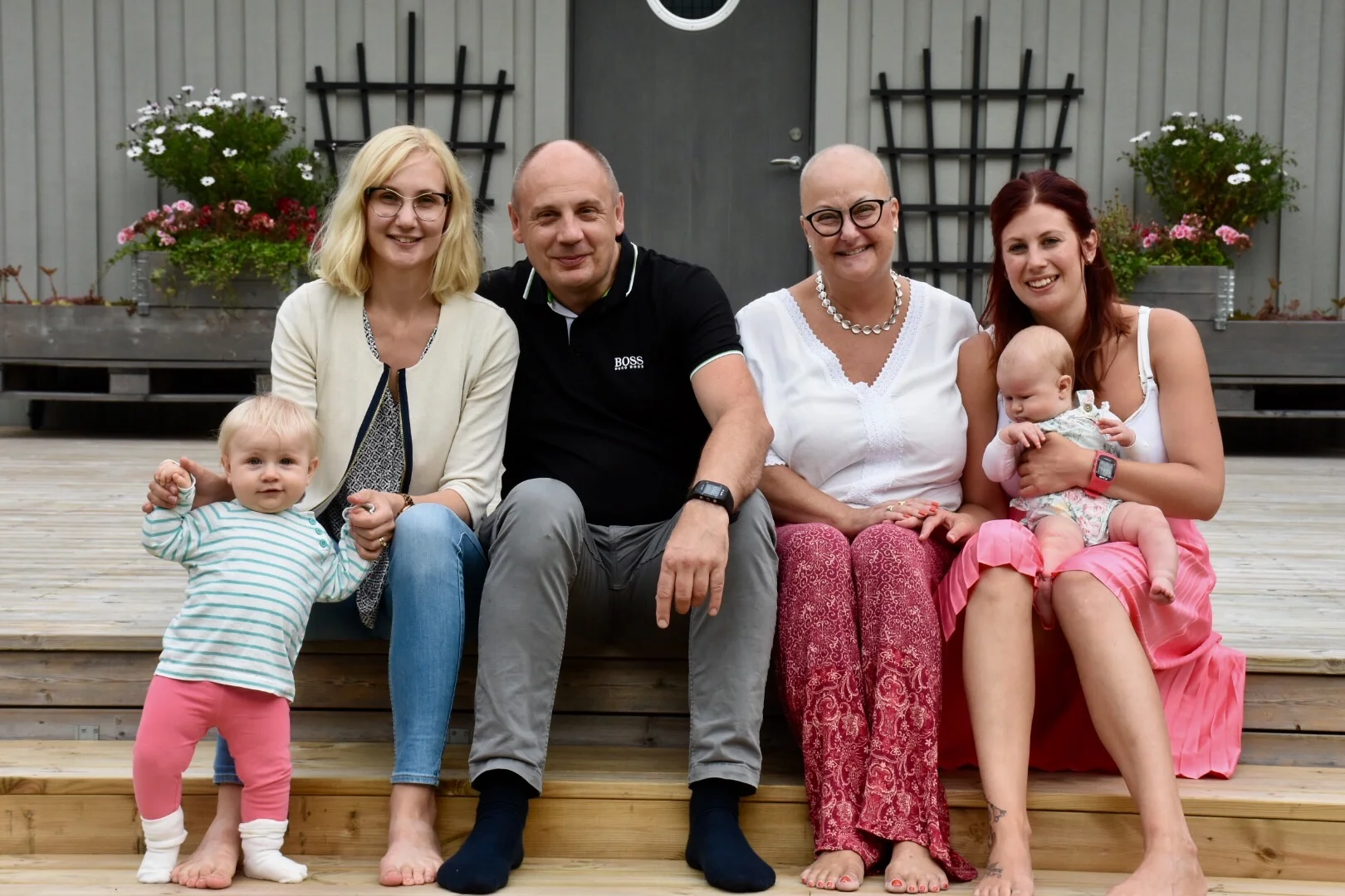 My family; Selma, Josefin, Stefan, Ullis, Linnea & Isa. Kungsbacka, Sweden August 2017