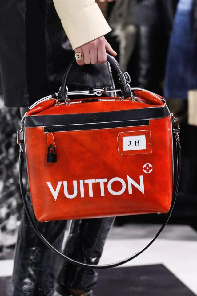 Louis Vuitton bag, looks like my old school bag. And you can't have too many LV-bags, right?