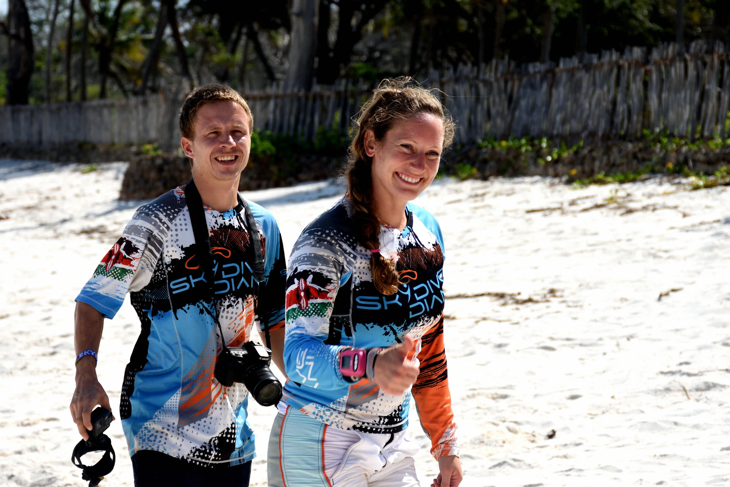Skydiving at Diani Beach, Kenya, October 2017