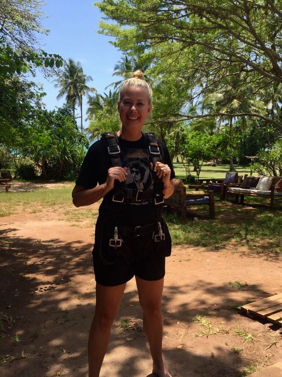 Me skydiving, Kenya 2017
