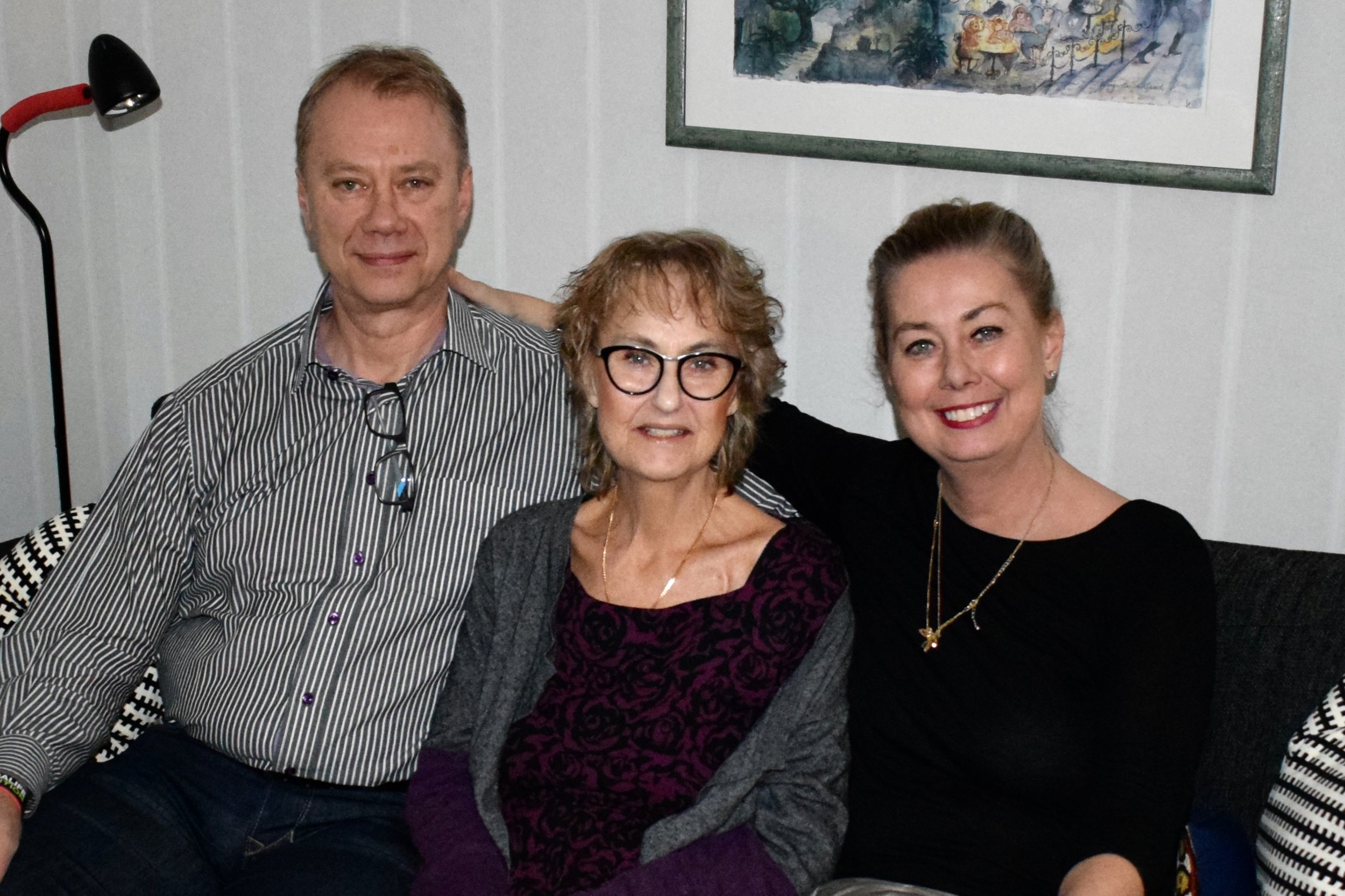 My brother, sister and me. March 2019