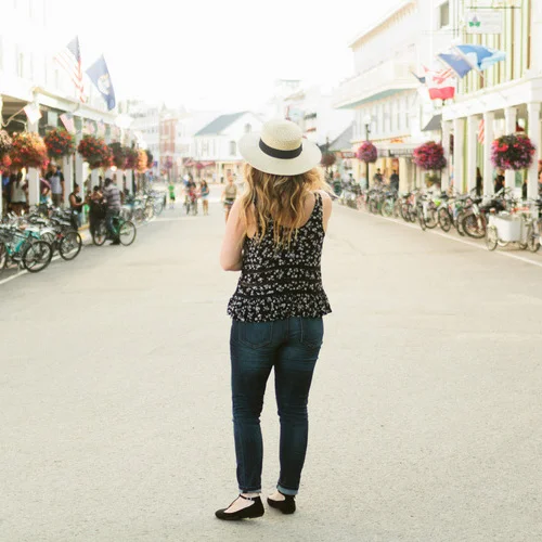 Night on Mackinac Island